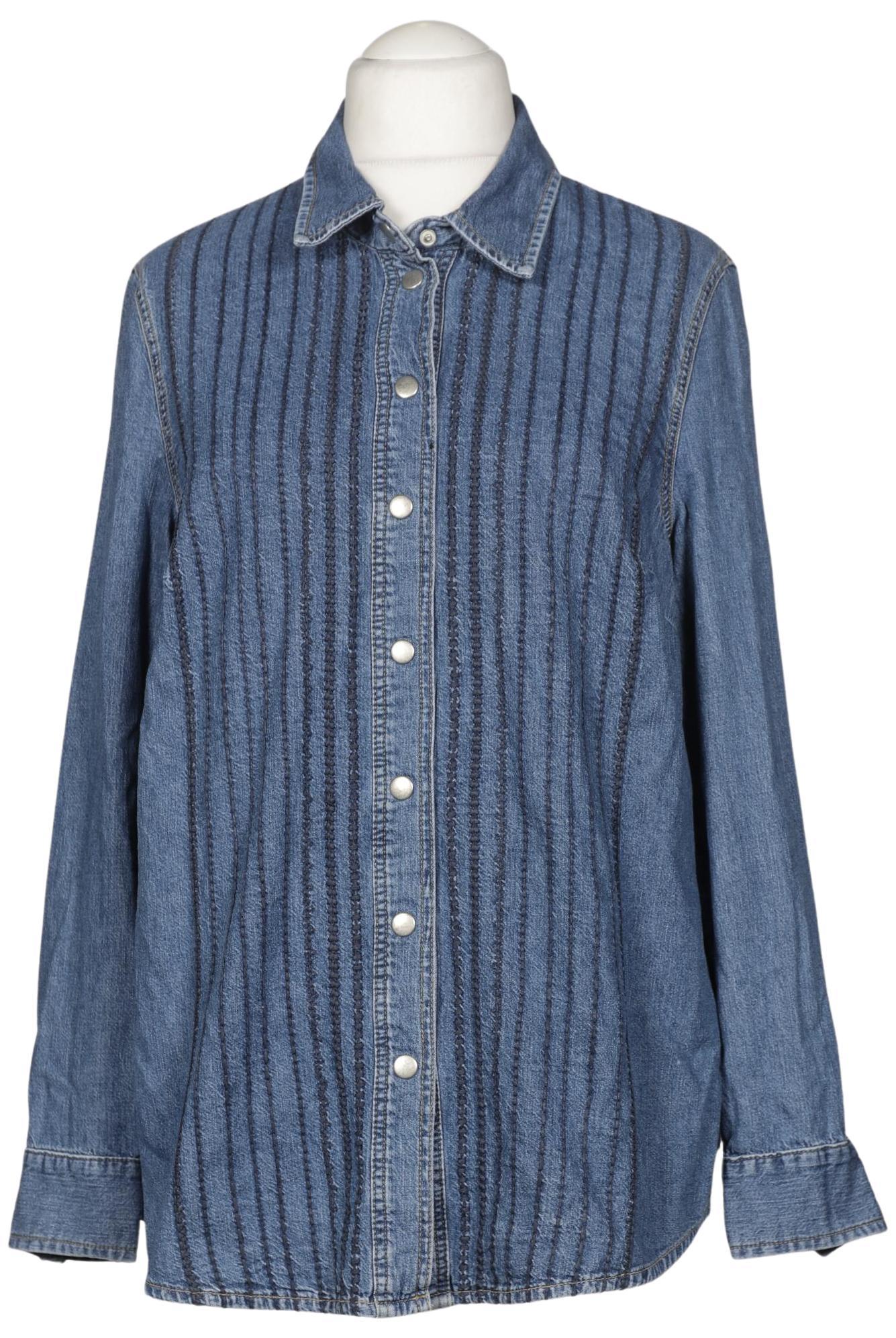 

Ulla Popken Damen Bluse, blau, Gr. 42