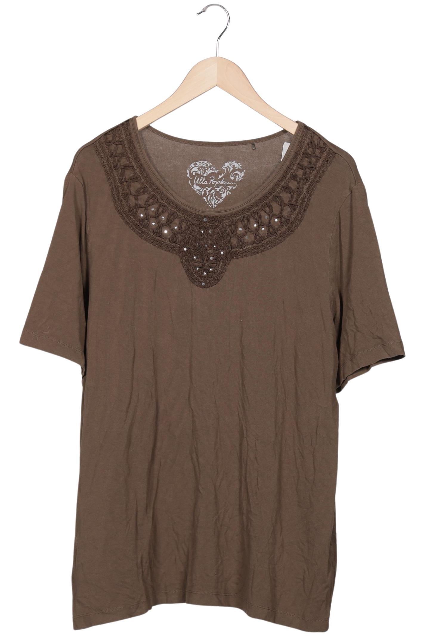 

Ulla Popken Damen T-Shirt, braun, Gr. 50