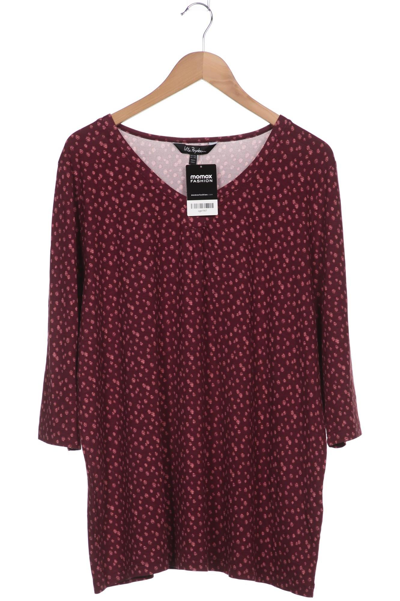 

Ulla Popken Damen Langarmshirt, bordeaux, Gr. 46