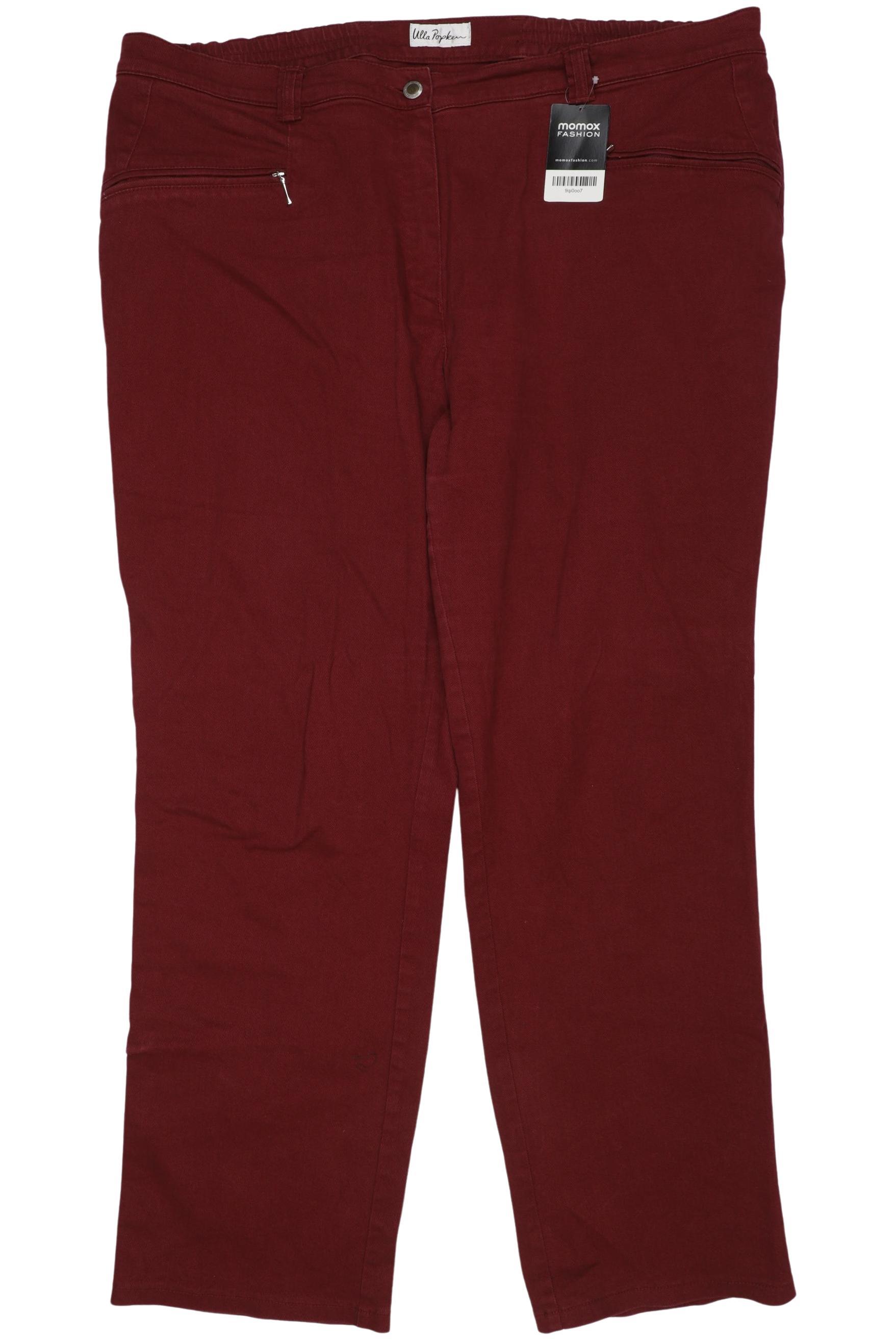 

Ulla Popken Damen Jeans, bordeaux, Gr. 52