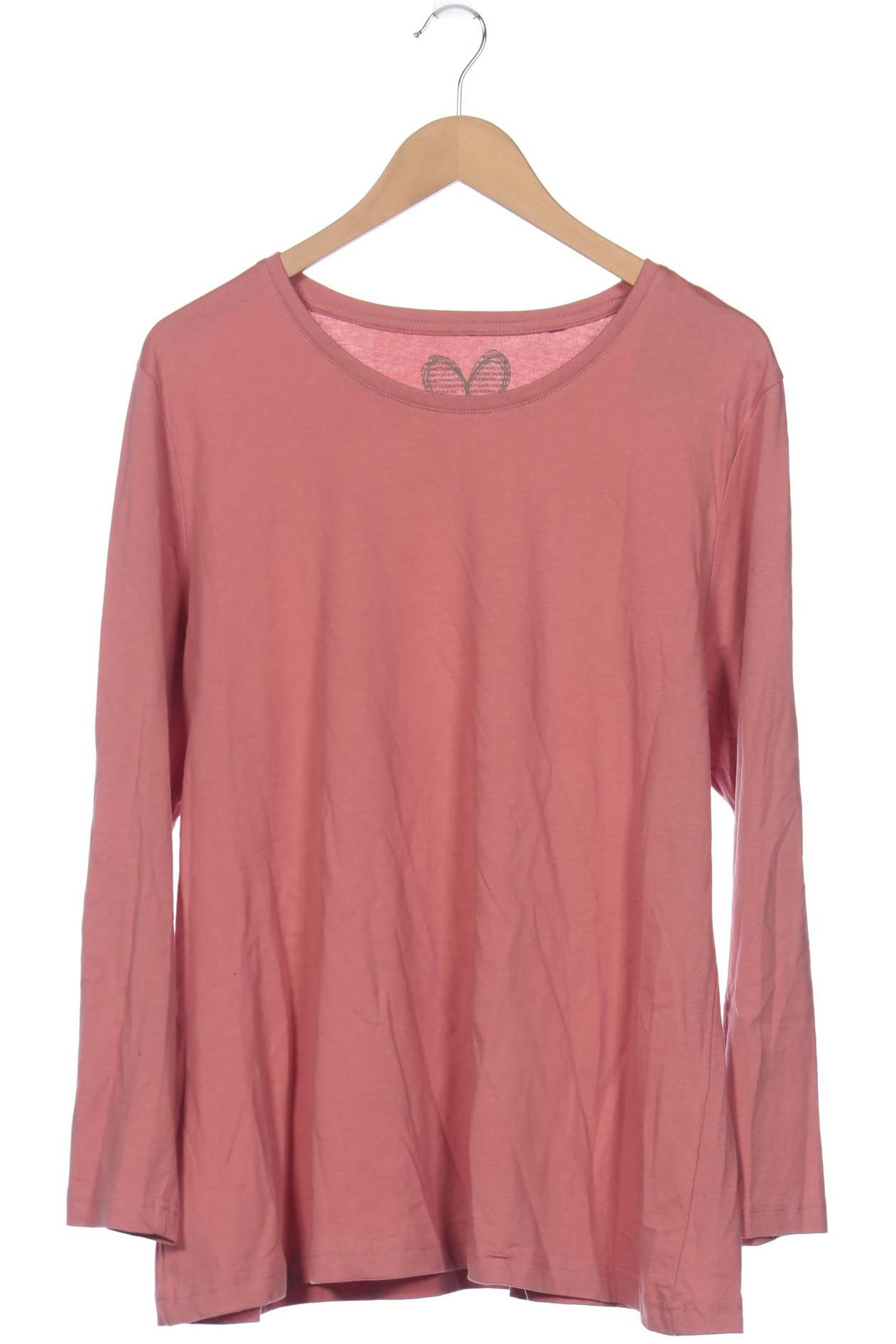 

Ulla Popken Damen Langarmshirt, pink