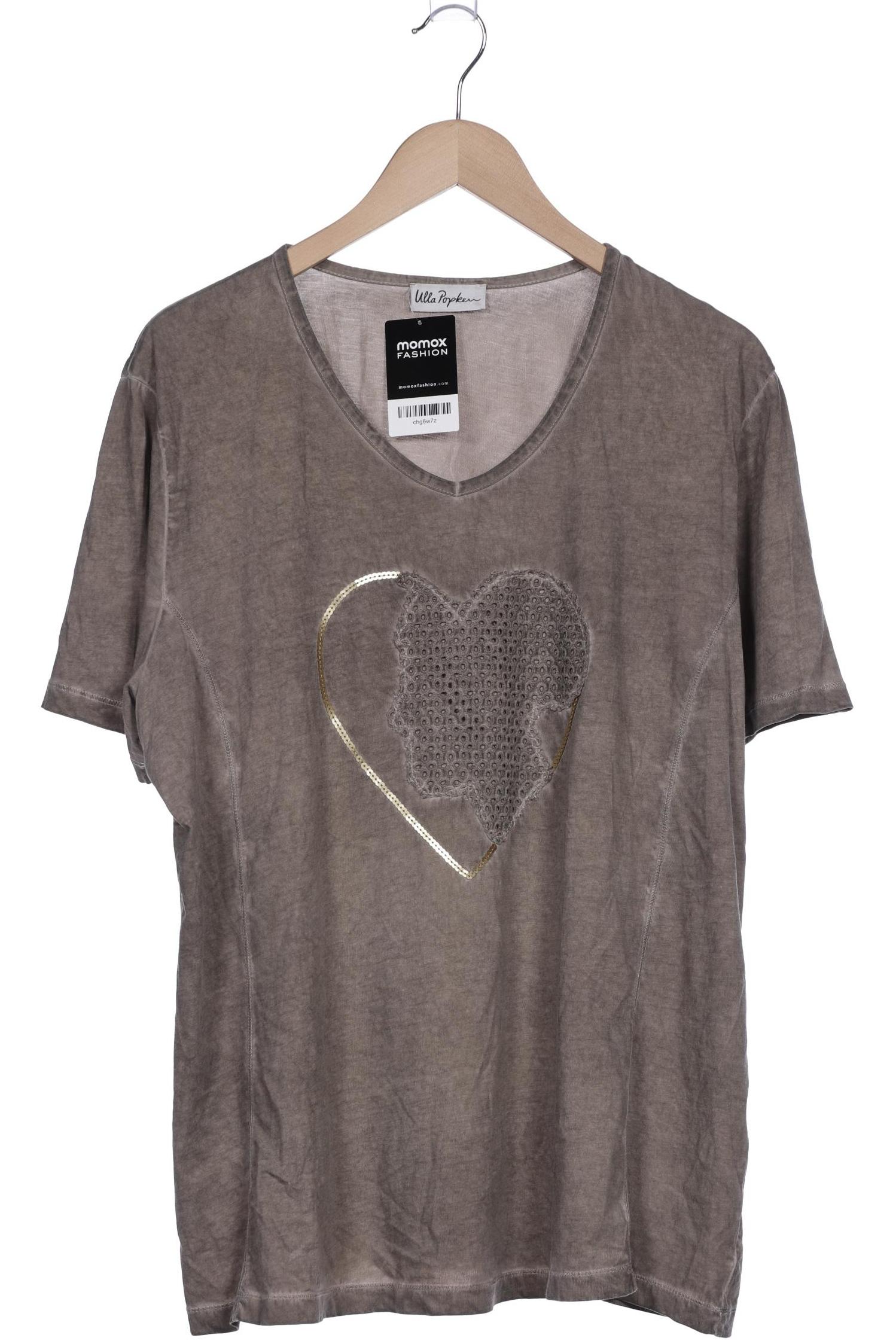 

Ulla Popken Damen T-Shirt, braun, Gr. 46
