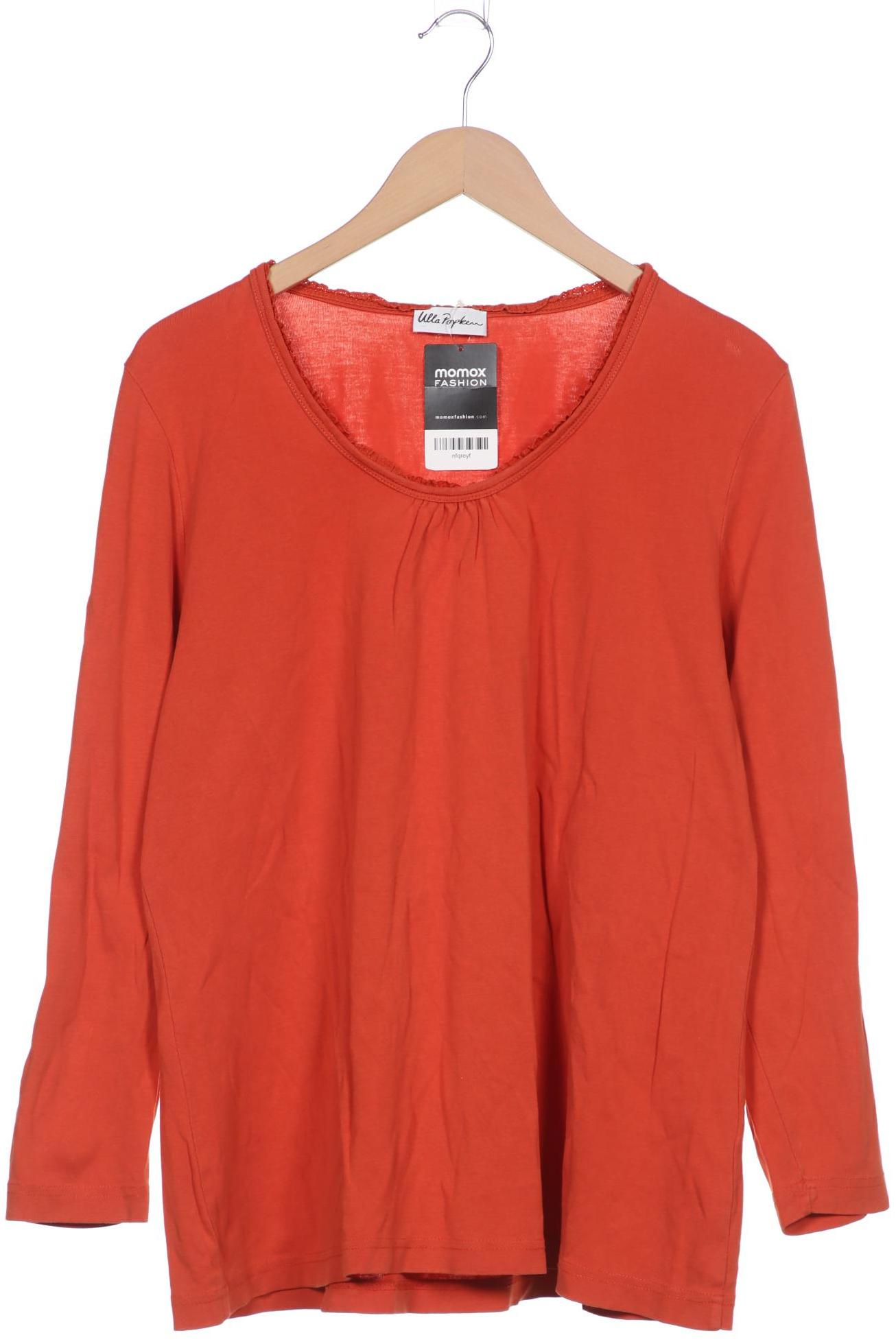 

Ulla Popken Damen Langarmshirt, orange, Gr. 46