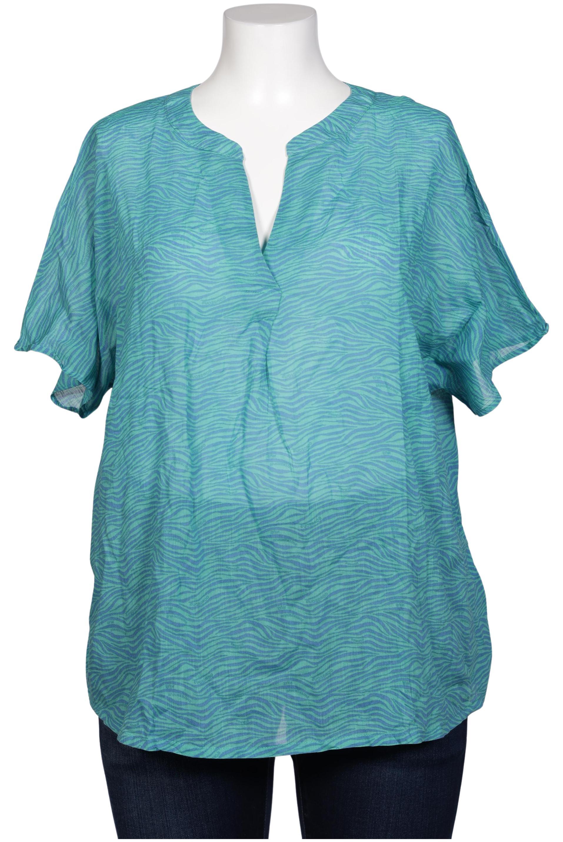 

Ulla Popken Damen Bluse, türkis, Gr. 46