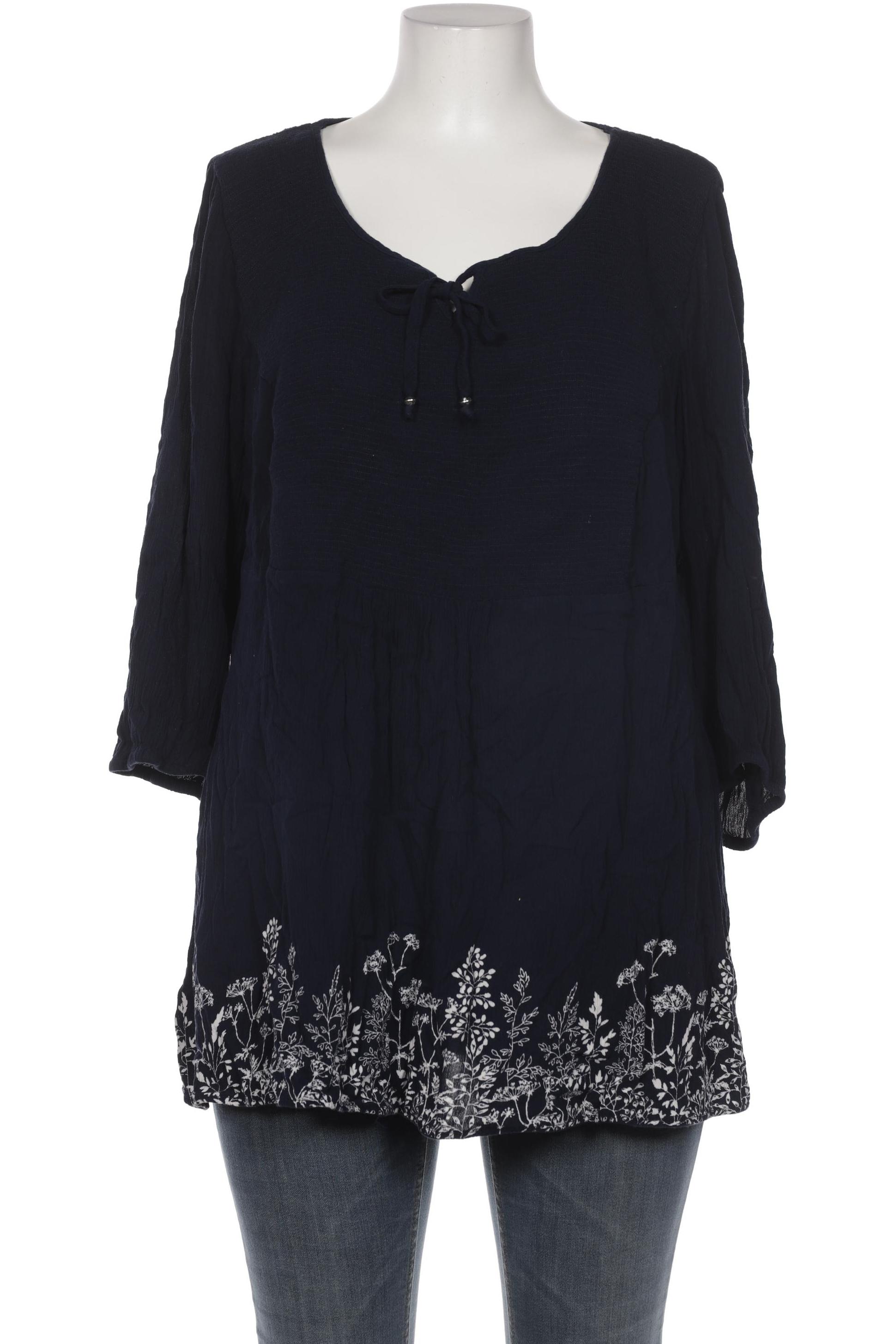 

Ulla Popken Damen Bluse, marineblau, Gr. 46