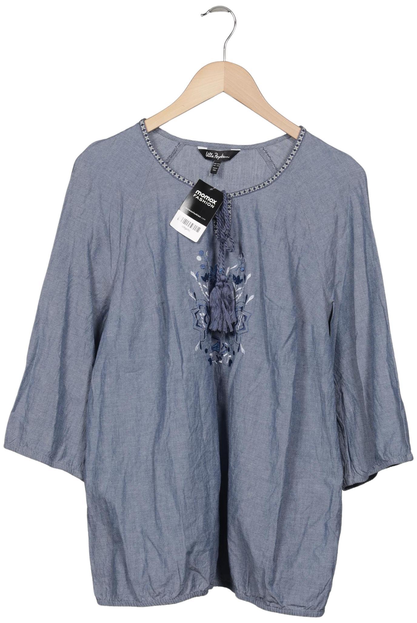 

Ulla Popken Damen Bluse, blau, Gr. 46