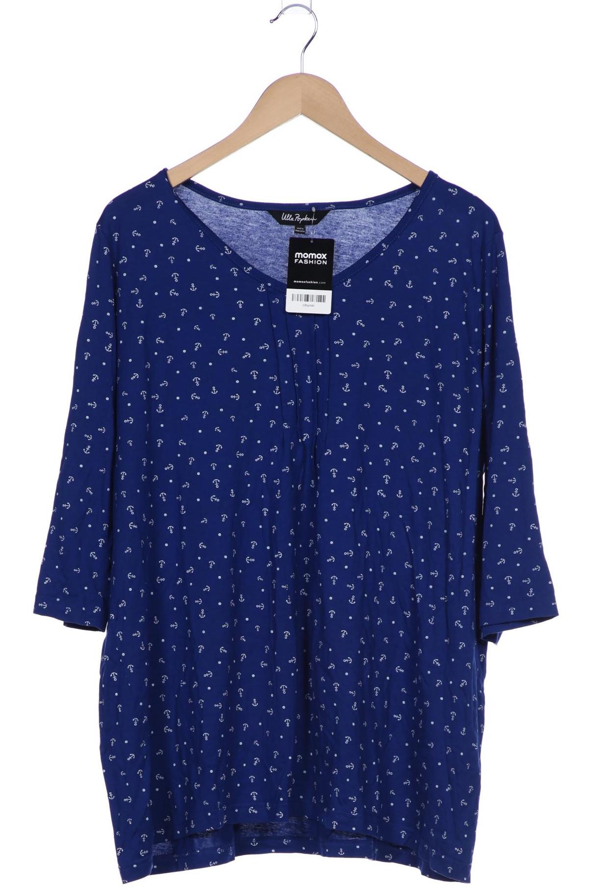 

Ulla Popken Damen Langarmshirt, blau, Gr. 46