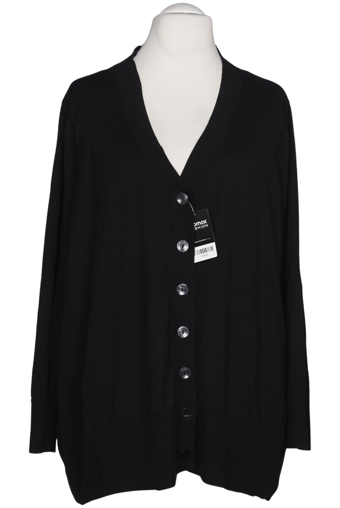 

Ulla Popken Damen Strickjacke, schwarz, Gr. 58