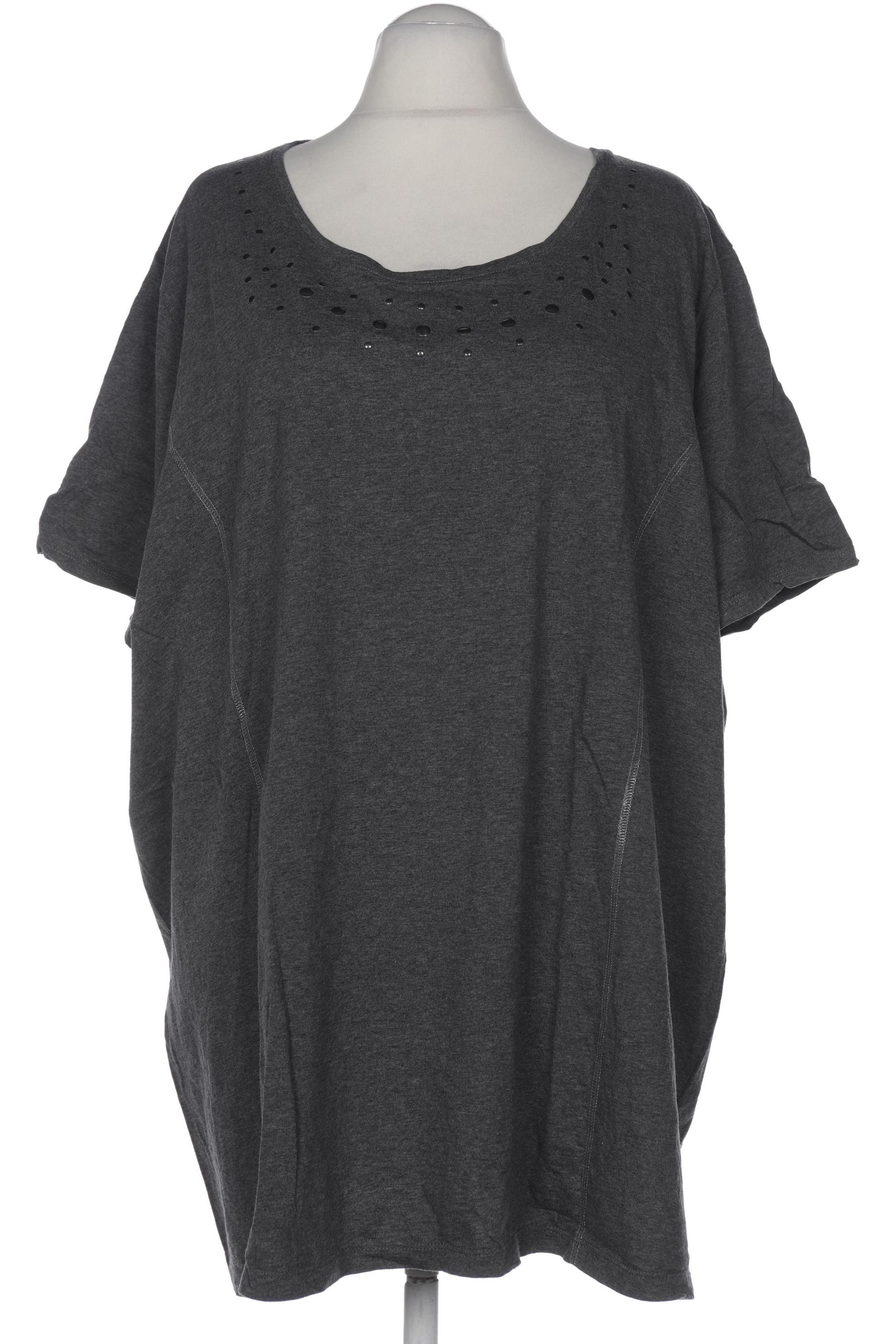 

Ulla Popken Damen T-Shirt, grau, Gr. 58