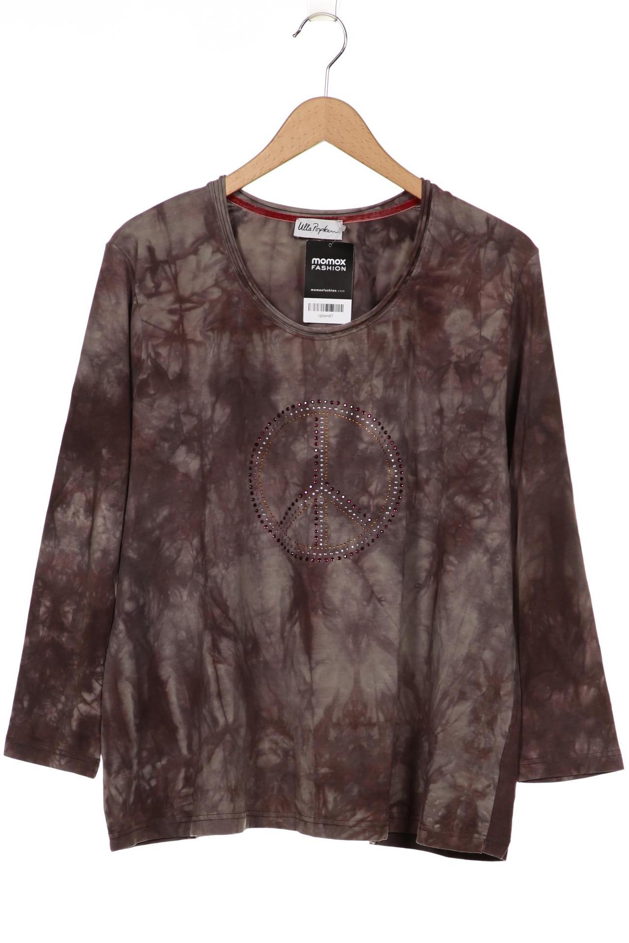 

Ulla Popken Damen Langarmshirt, grau, Gr. 50