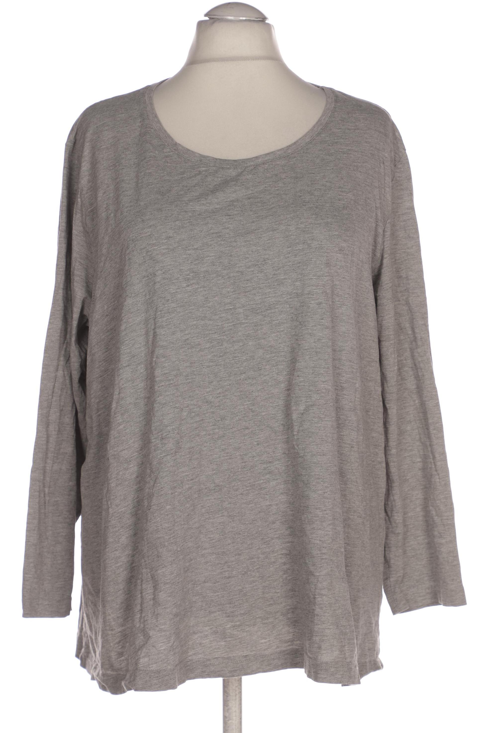 

Ulla Popken Damen Langarmshirt, grau, Gr. 54