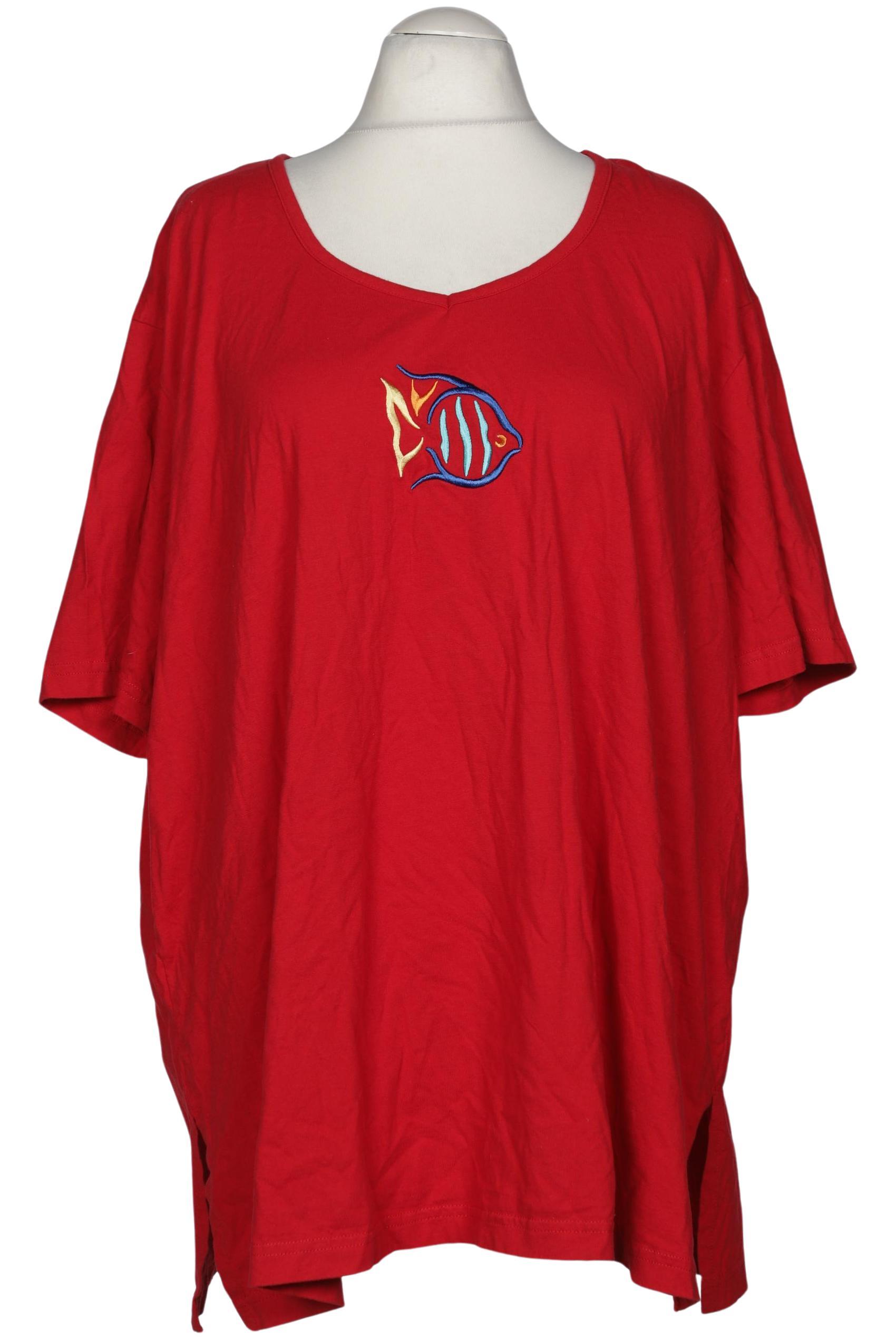 

Ulla Popken Damen T-Shirt, rot, Gr. 56