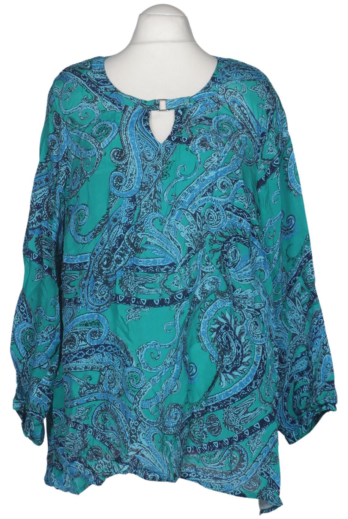 

Ulla Popken Damen Bluse, türkis, Gr. 54