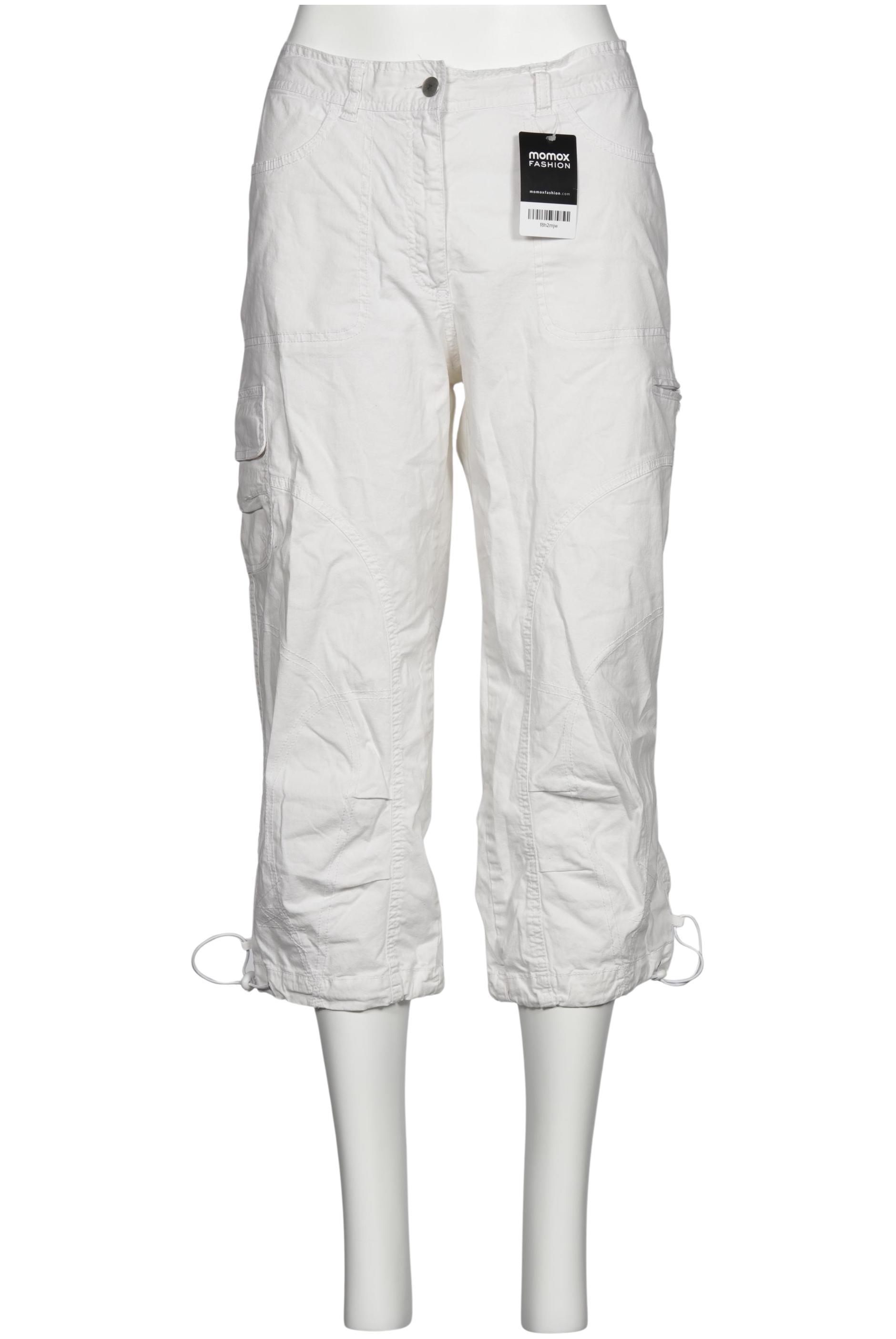 

Ulla Popken Damen Stoffhose, weiß, Gr. 42