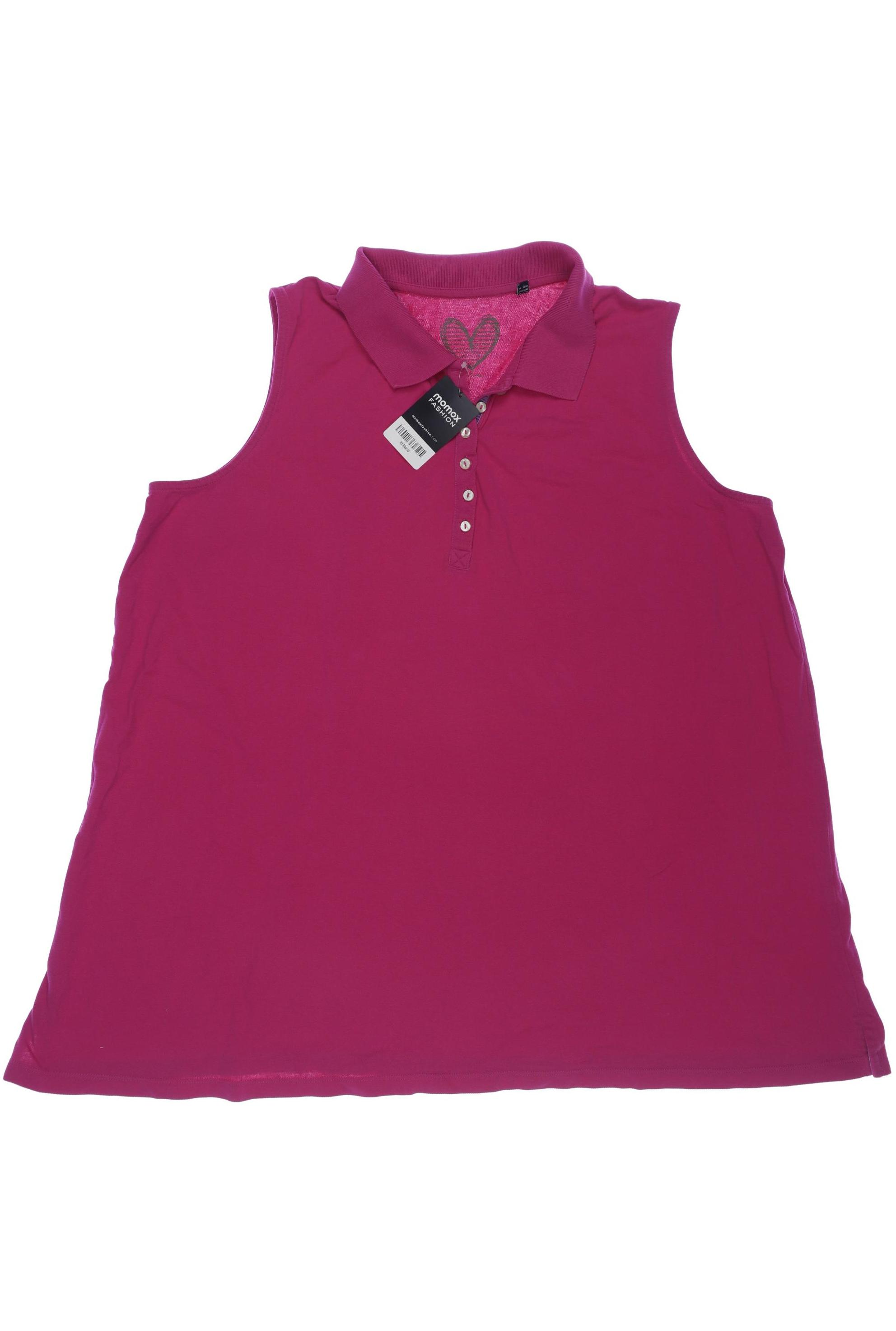 

Ulla Popken Damen Poloshirt, pink, Gr. 54