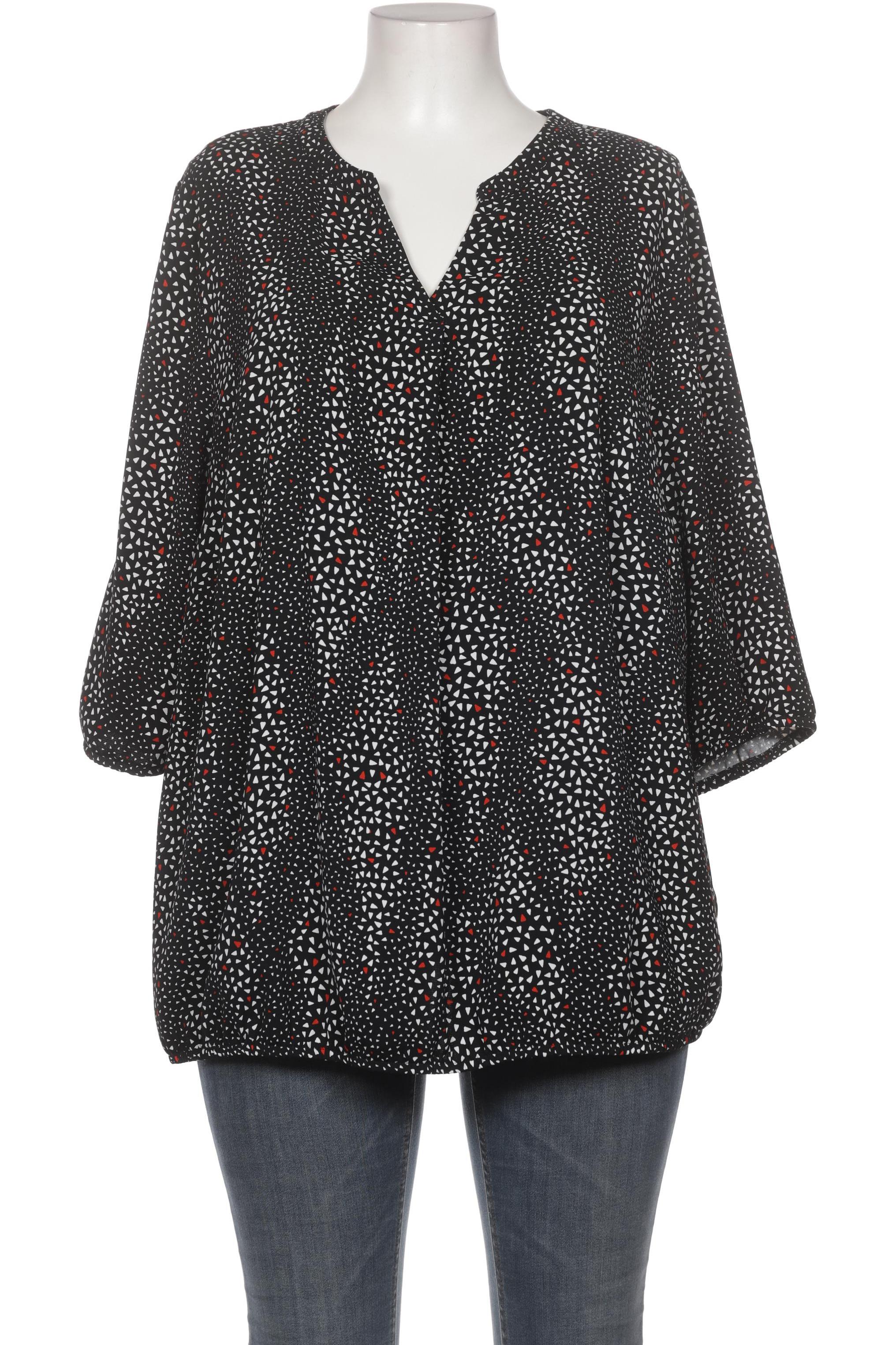 

Ulla Popken Damen Bluse, schwarz, Gr. 48