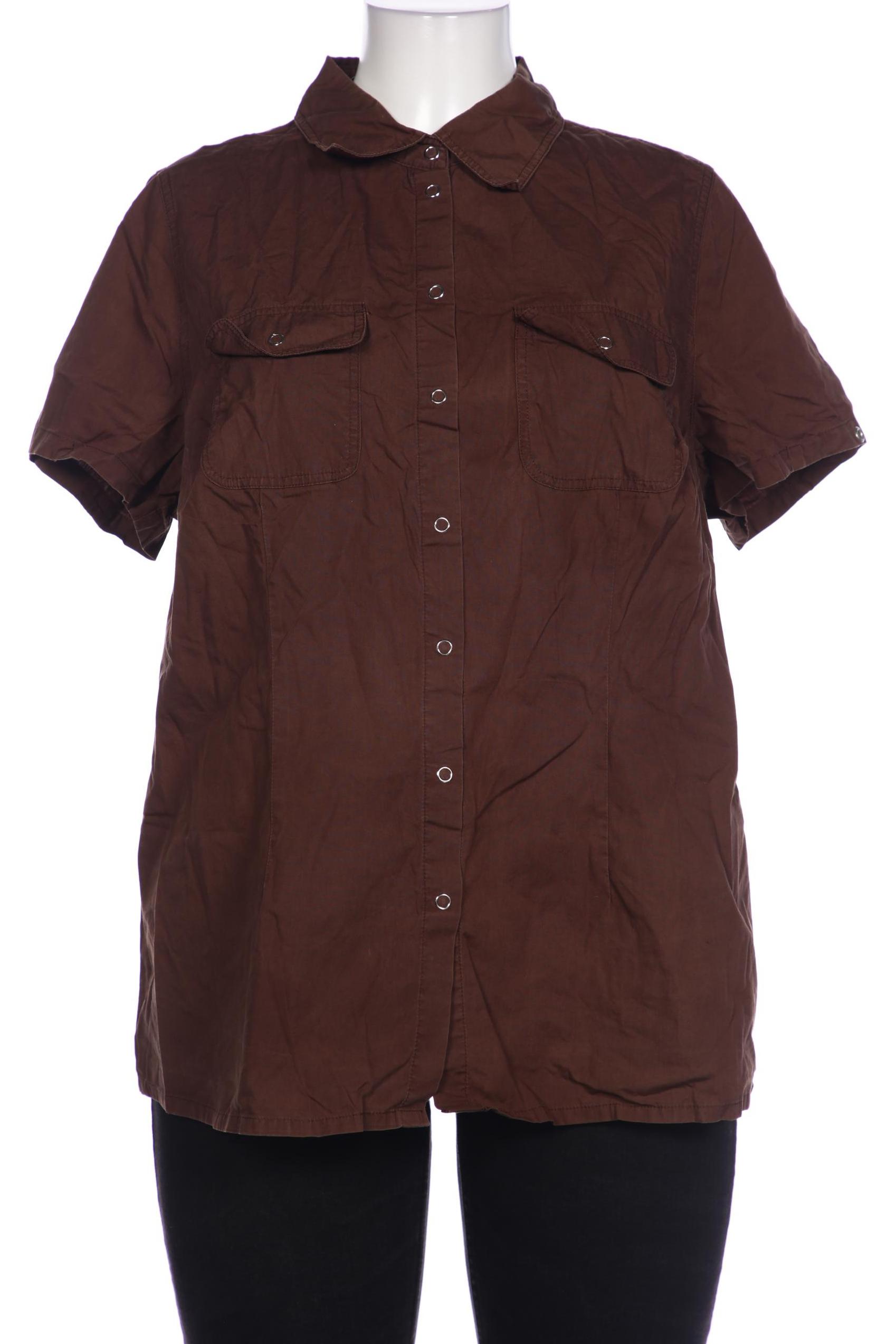 

Ulla Popken Damen Bluse, braun, Gr. 46