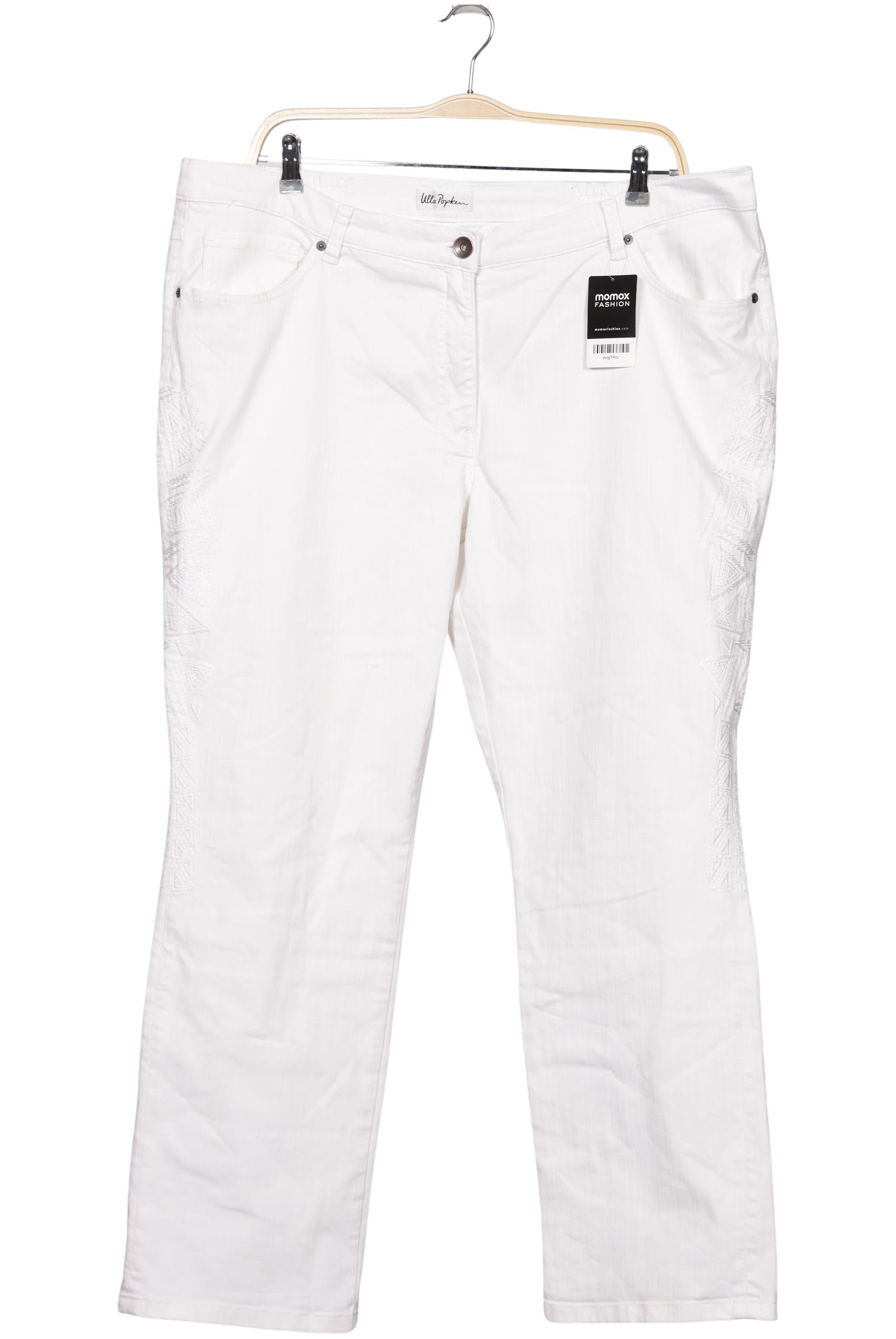 

Ulla Popken Damen Jeans, weiß, Gr. 52
