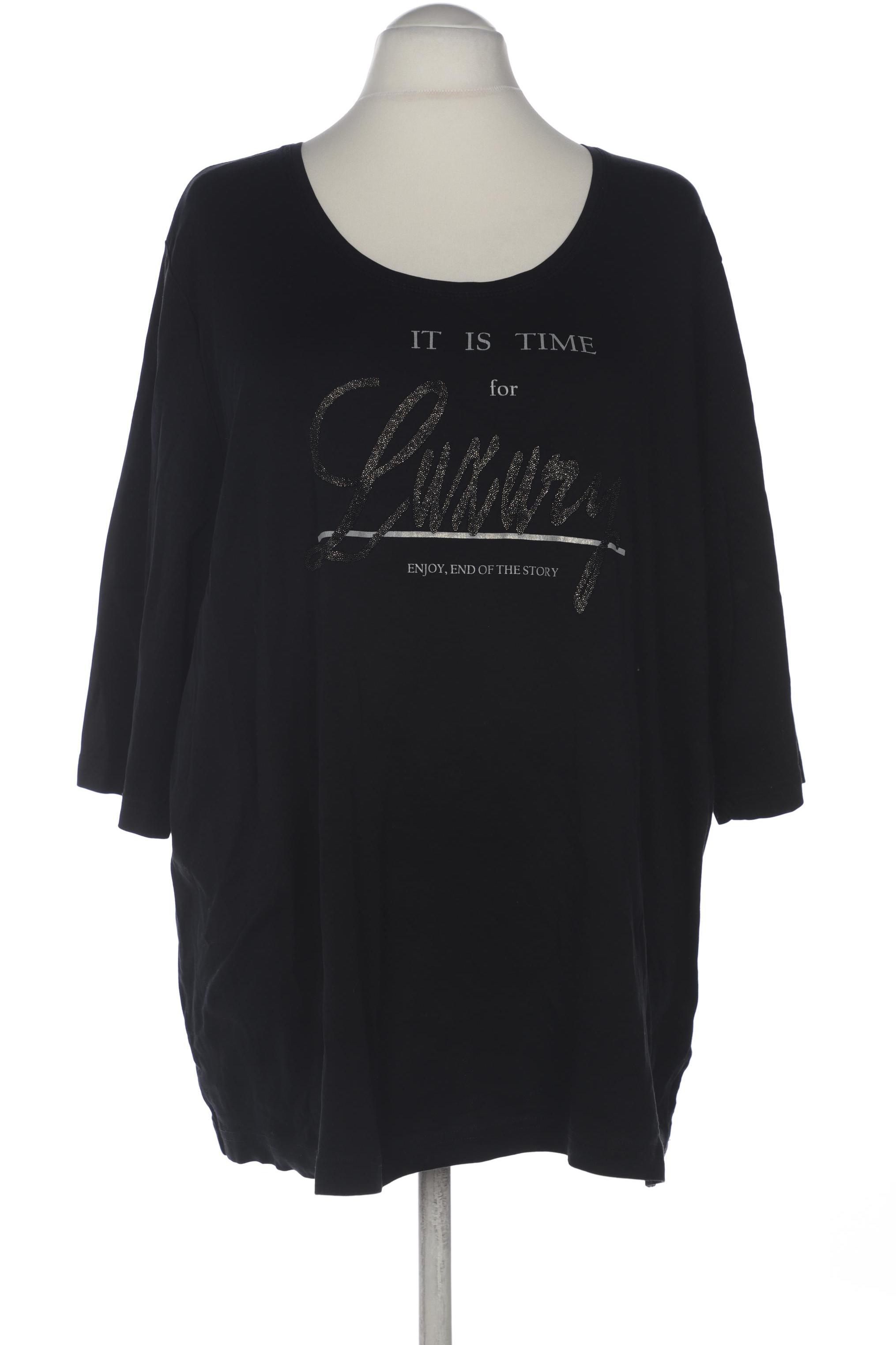 

Ulla Popken Damen T-Shirt, schwarz, Gr. 54