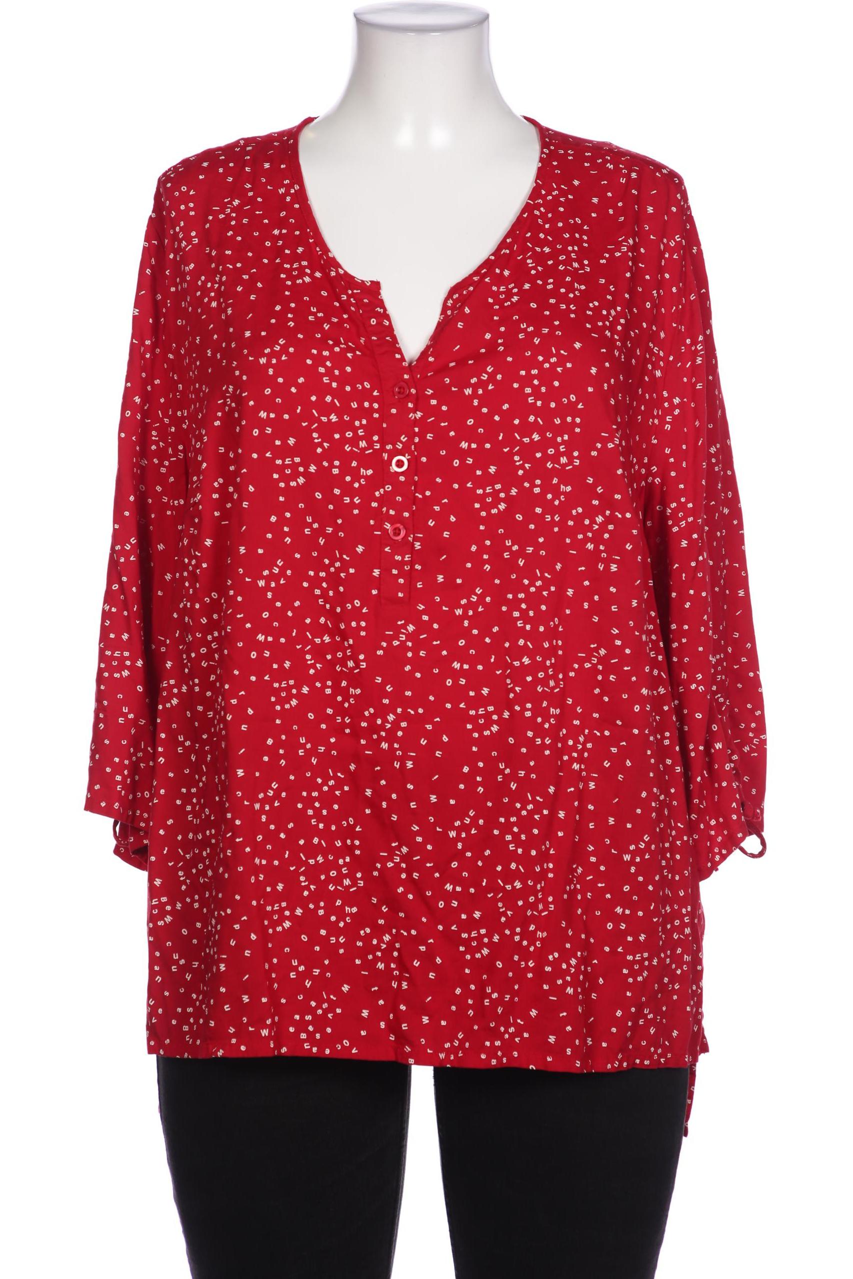 

Ulla Popken Damen Bluse, rot, Gr. 46