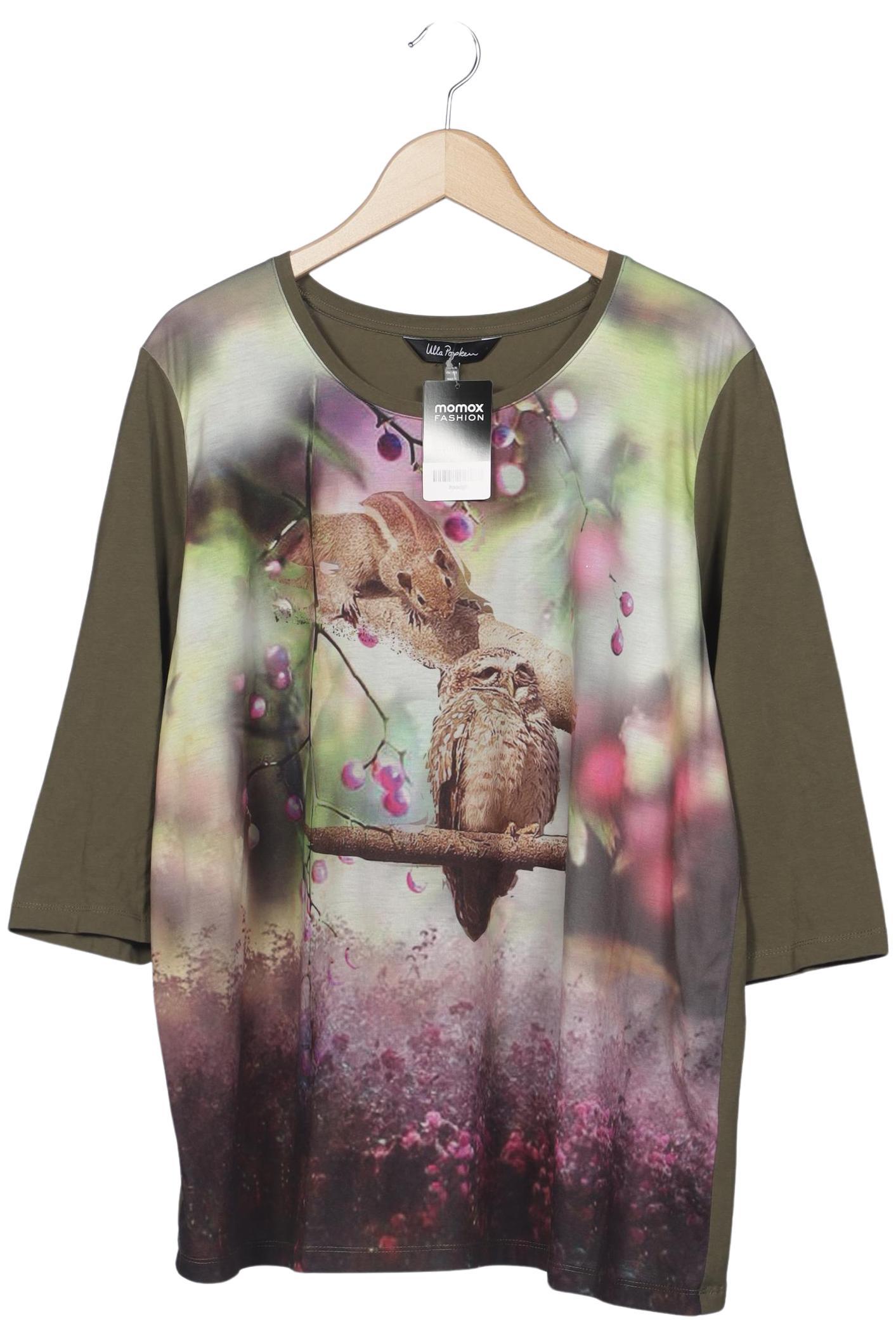 

Ulla Popken Damen Langarmshirt, grün, Gr. 46