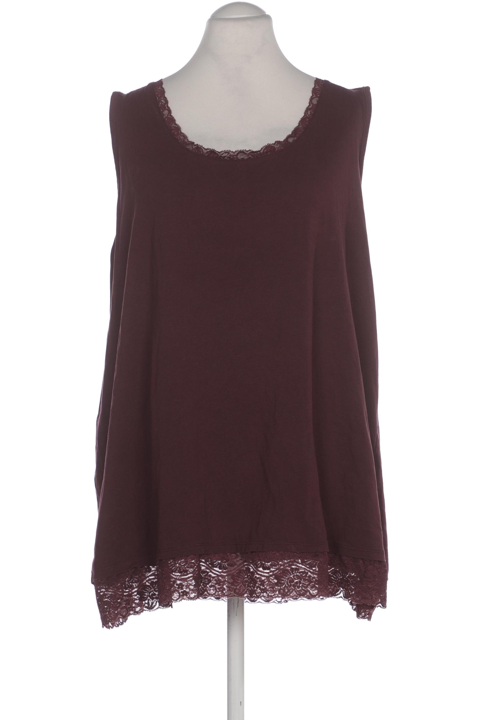

Ulla Popken Damen Top, bordeaux, Gr. 54