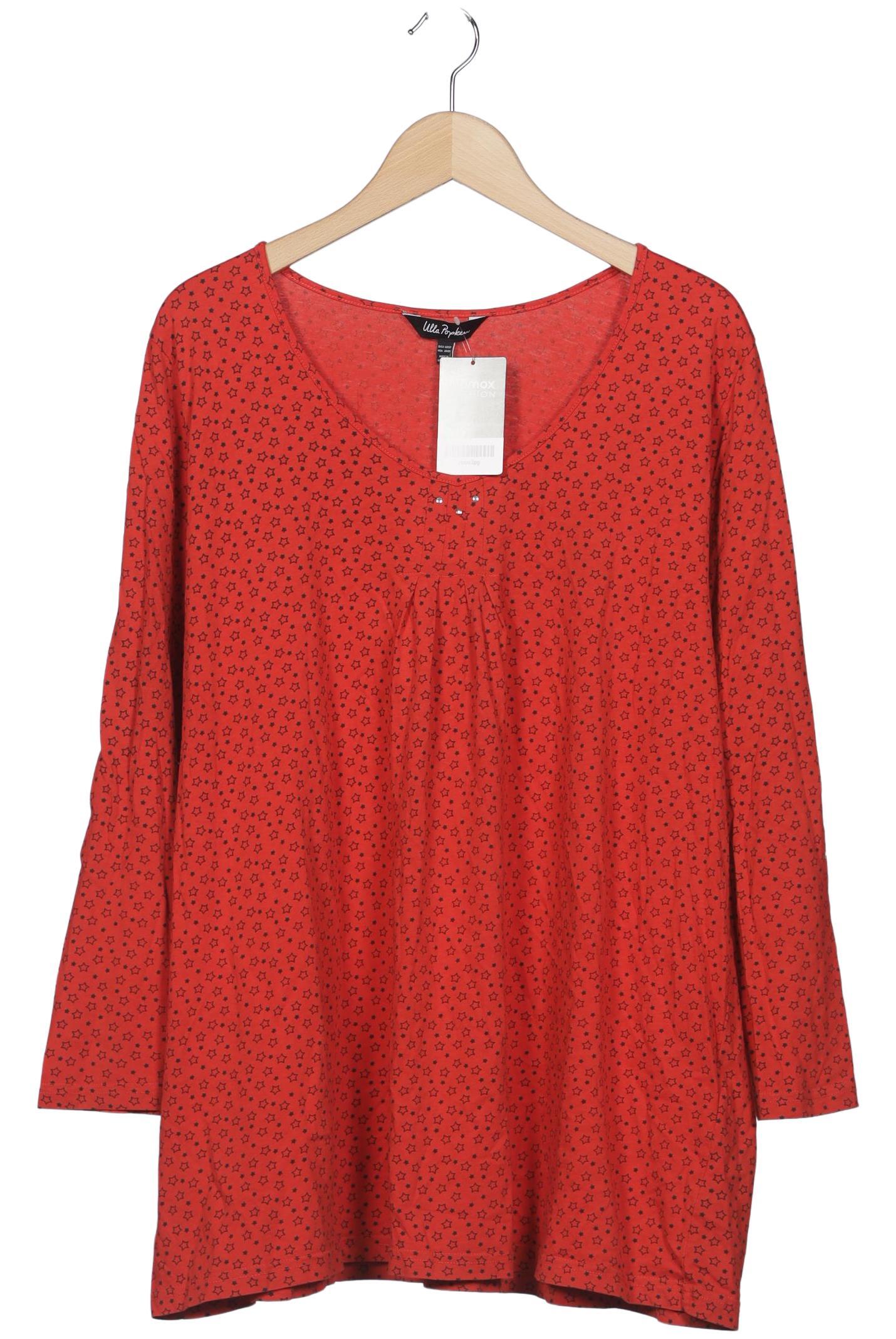 

Ulla Popken Damen Langarmshirt, rot, Gr. 50