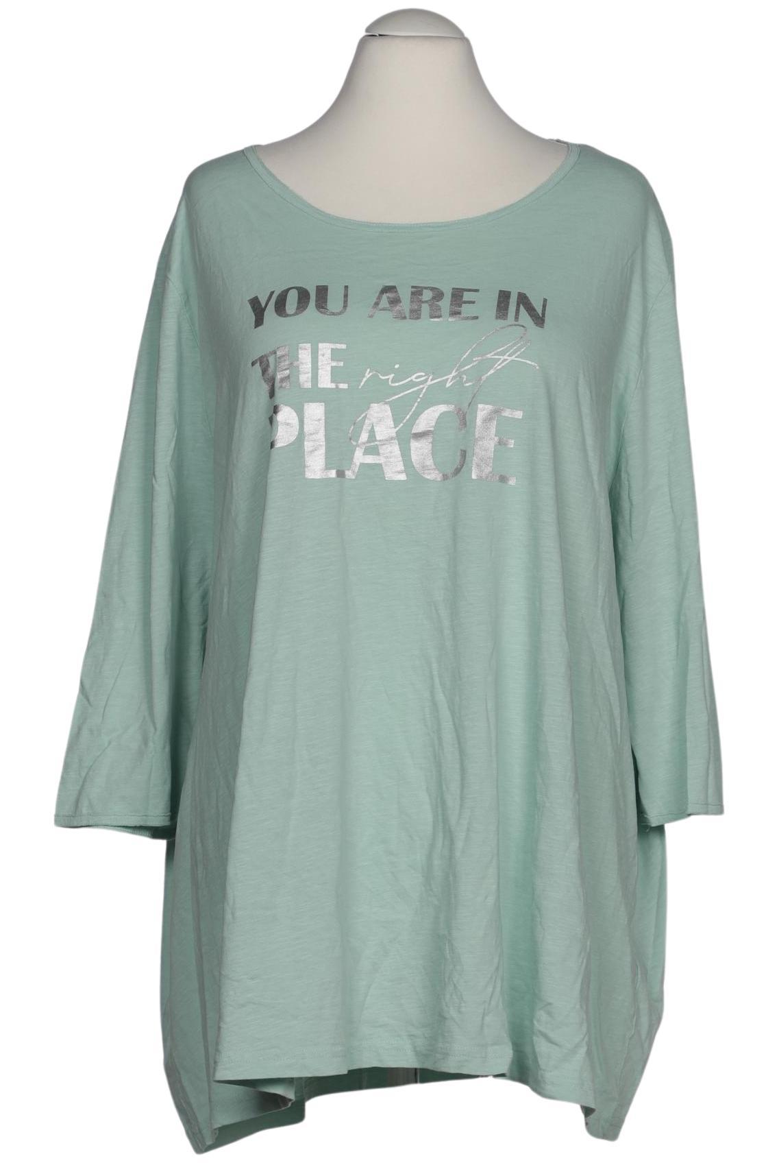 

Ulla Popken Damen Langarmshirt, hellgrün, Gr. 58