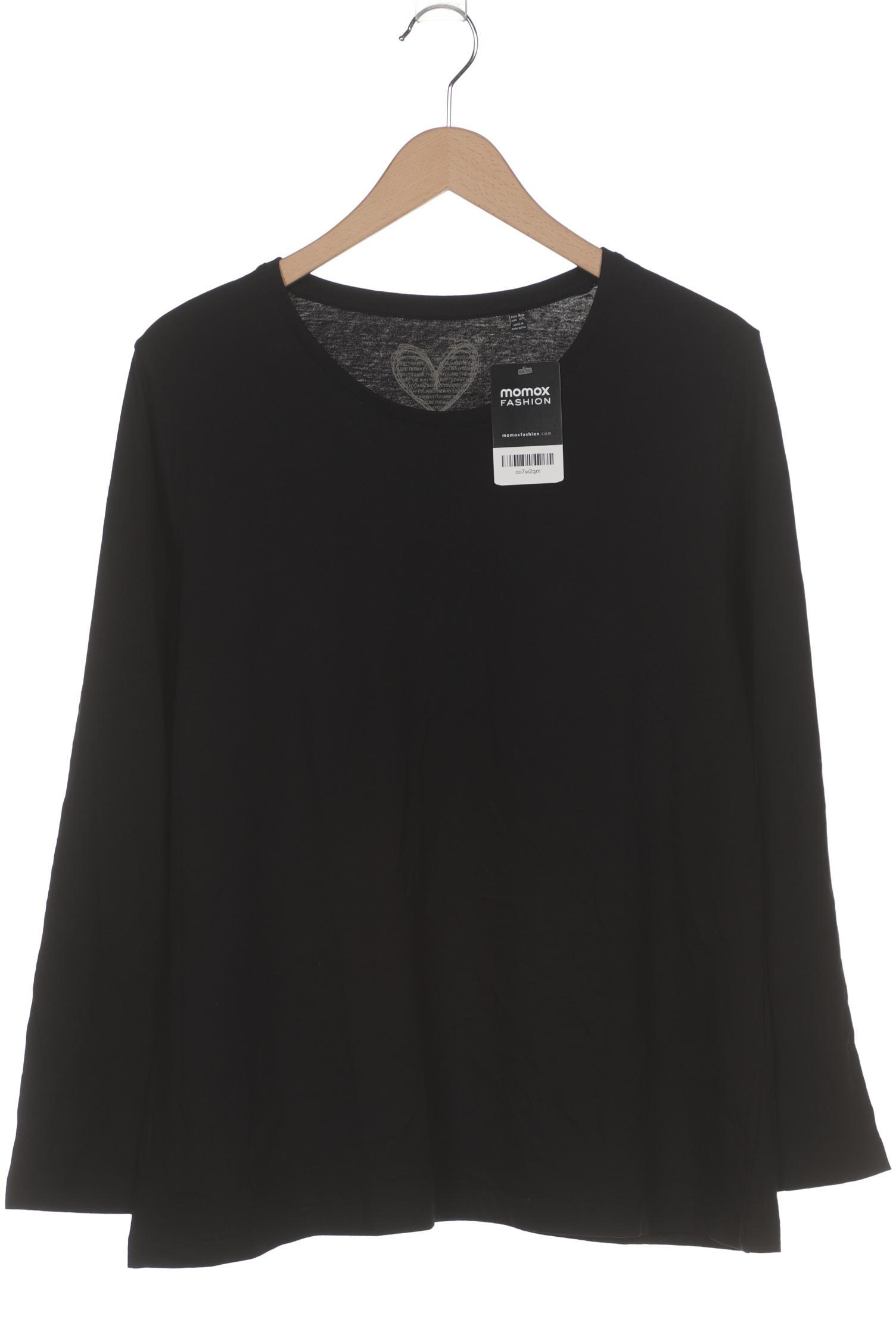 

Ulla Popken Damen Langarmshirt, schwarz, Gr. 46