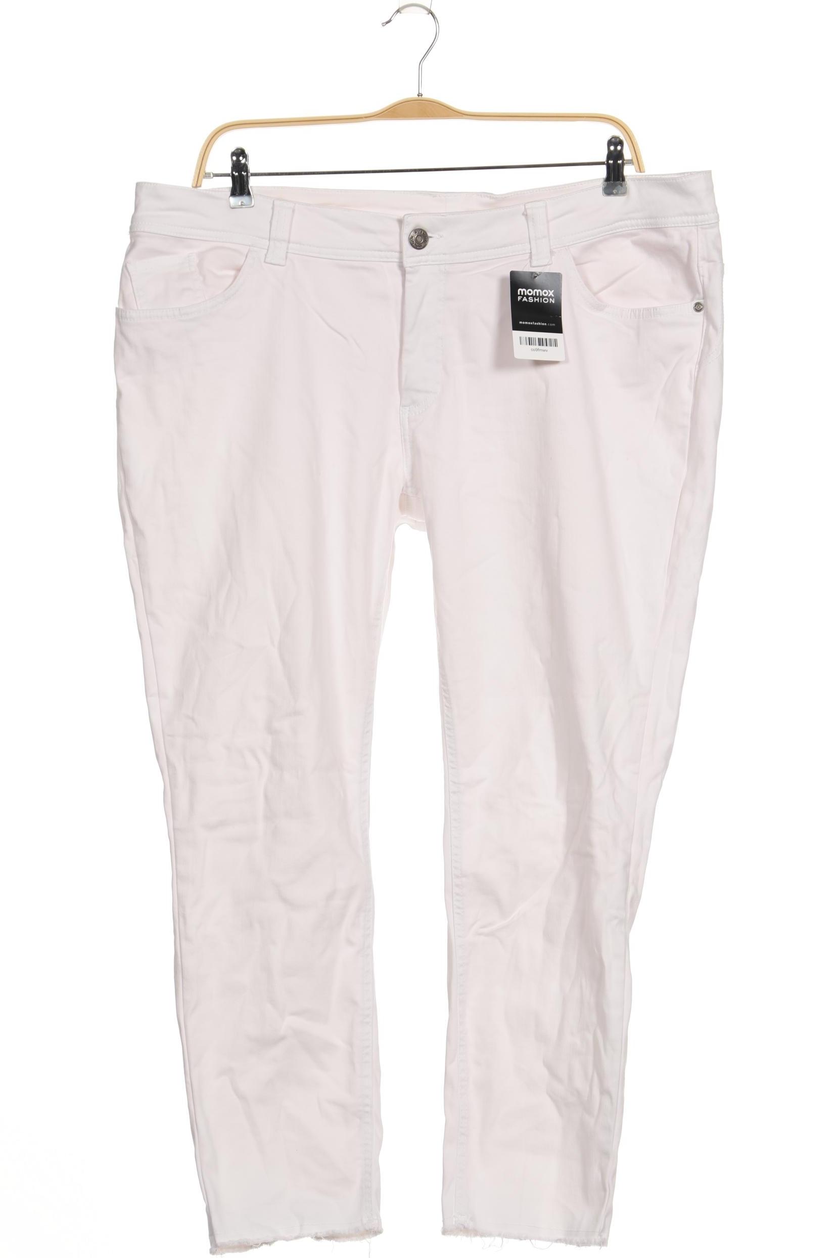 

Ulla Popken Damen Jeans, cremeweiß, Gr. 52