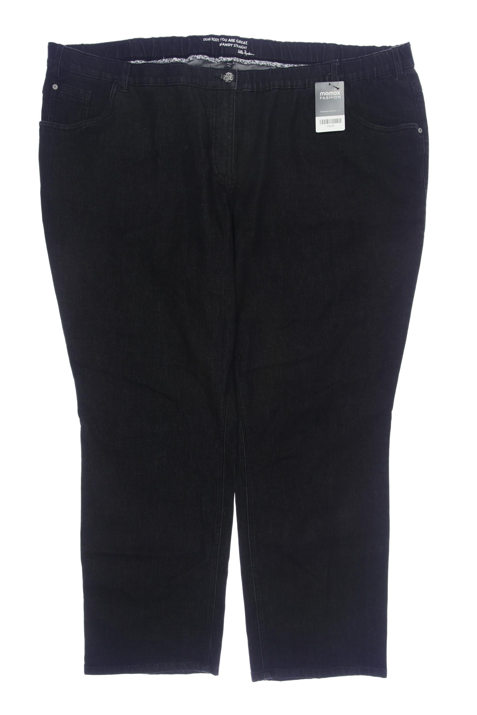 

Ulla Popken Damen Jeans, schwarz, Gr. 58