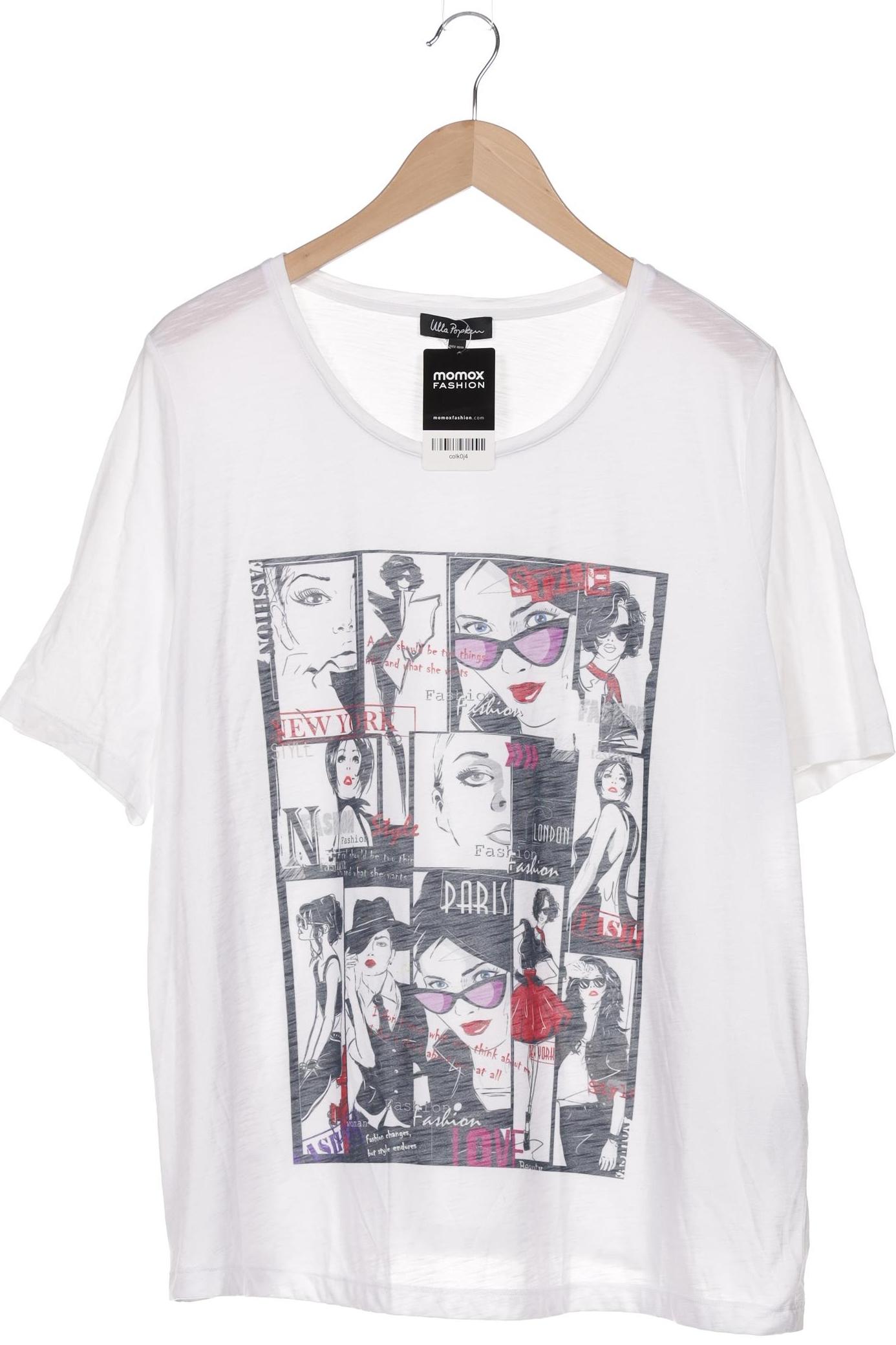 

Ulla Popken Damen T-Shirt, weiß, Gr. 46