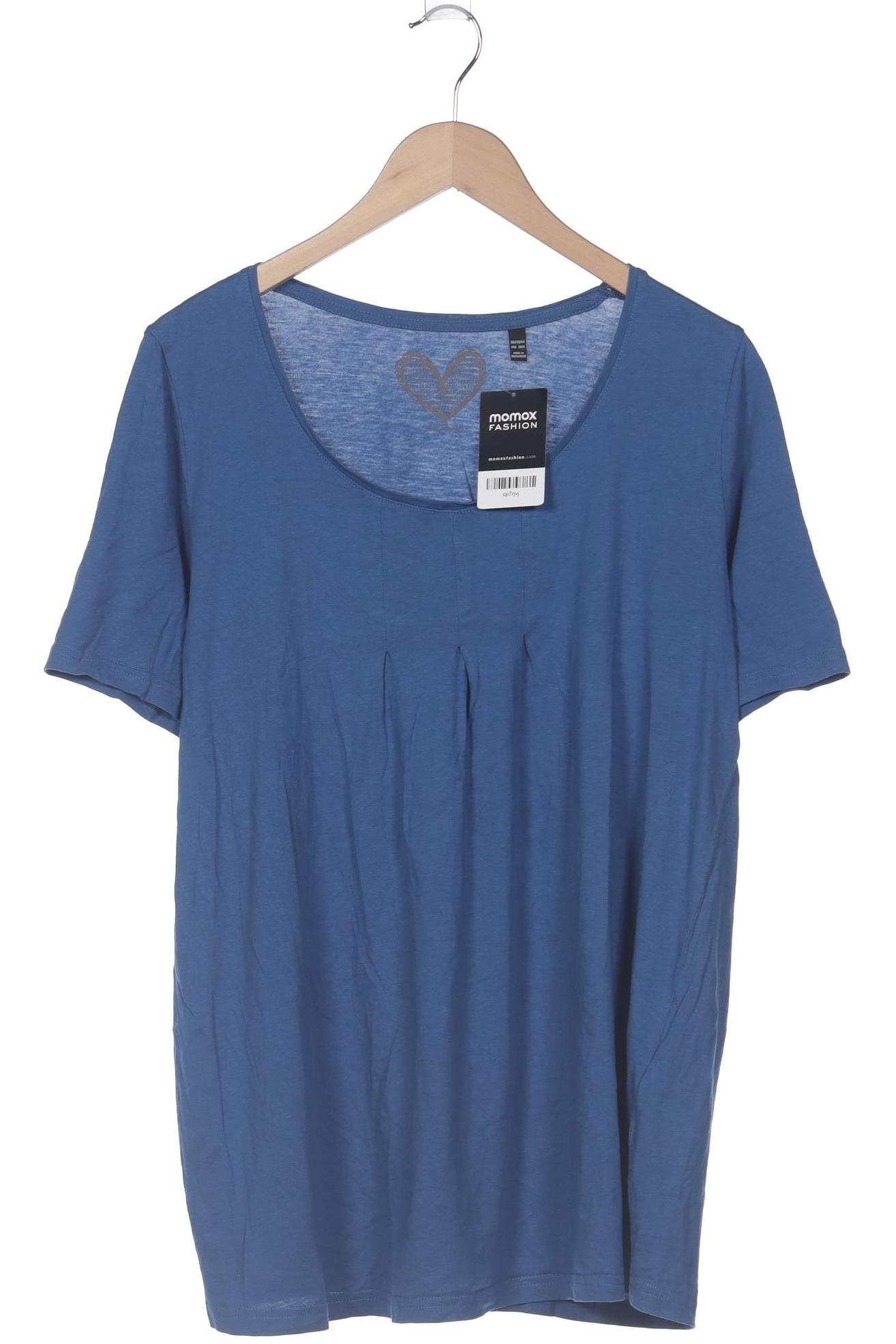 

Ulla Popken Damen T-Shirt, blau, Gr. 42