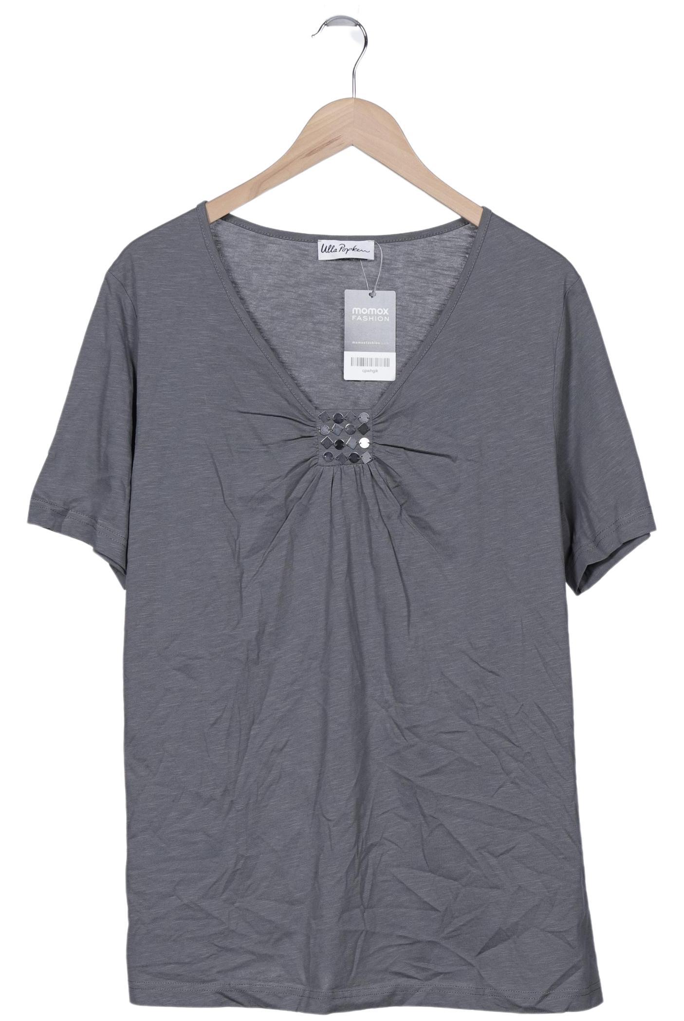 

Ulla Popken Damen T-Shirt, grau, Gr. 46