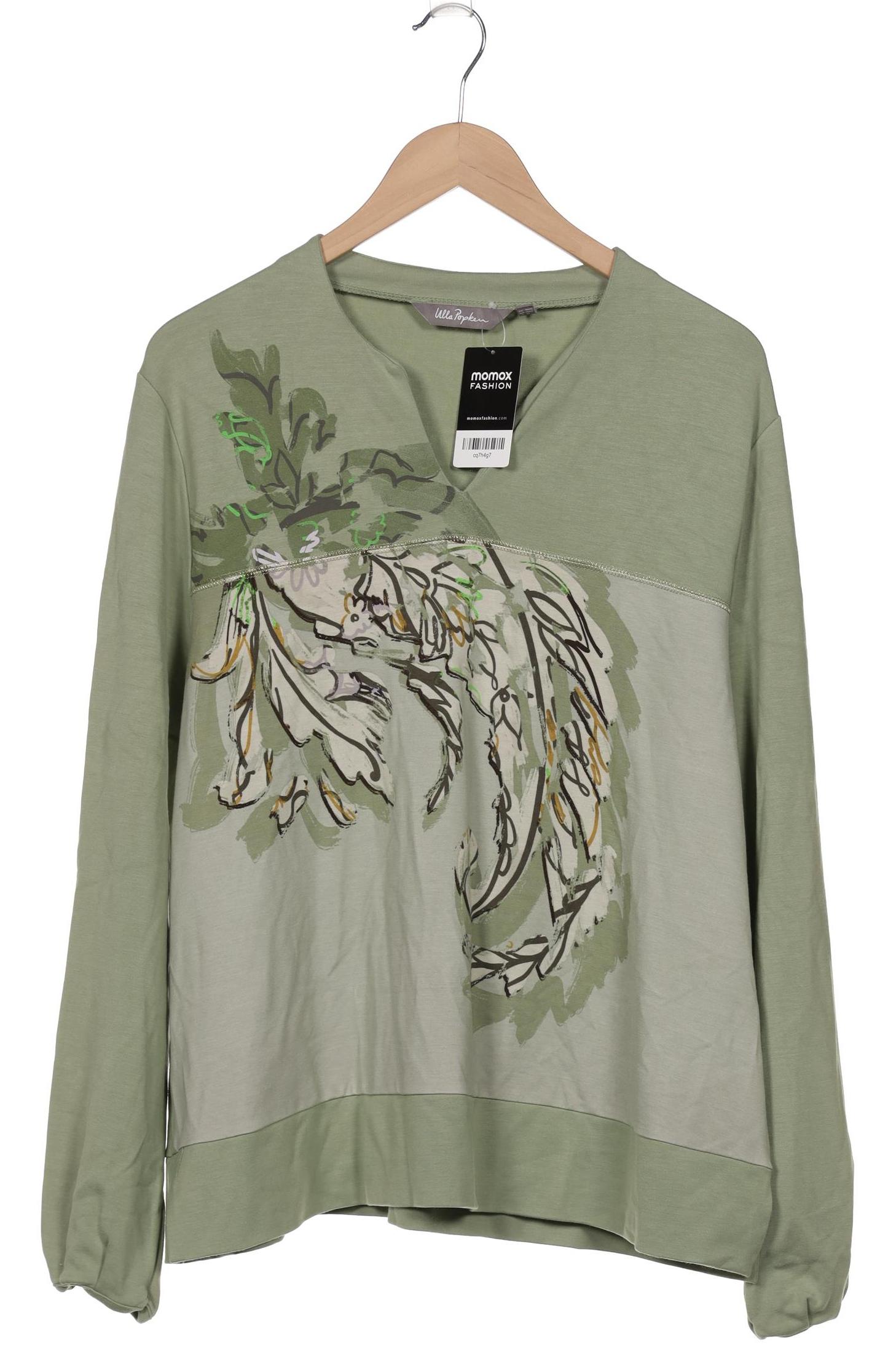 

Ulla Popken Damen Langarmshirt, grün, Gr. 46