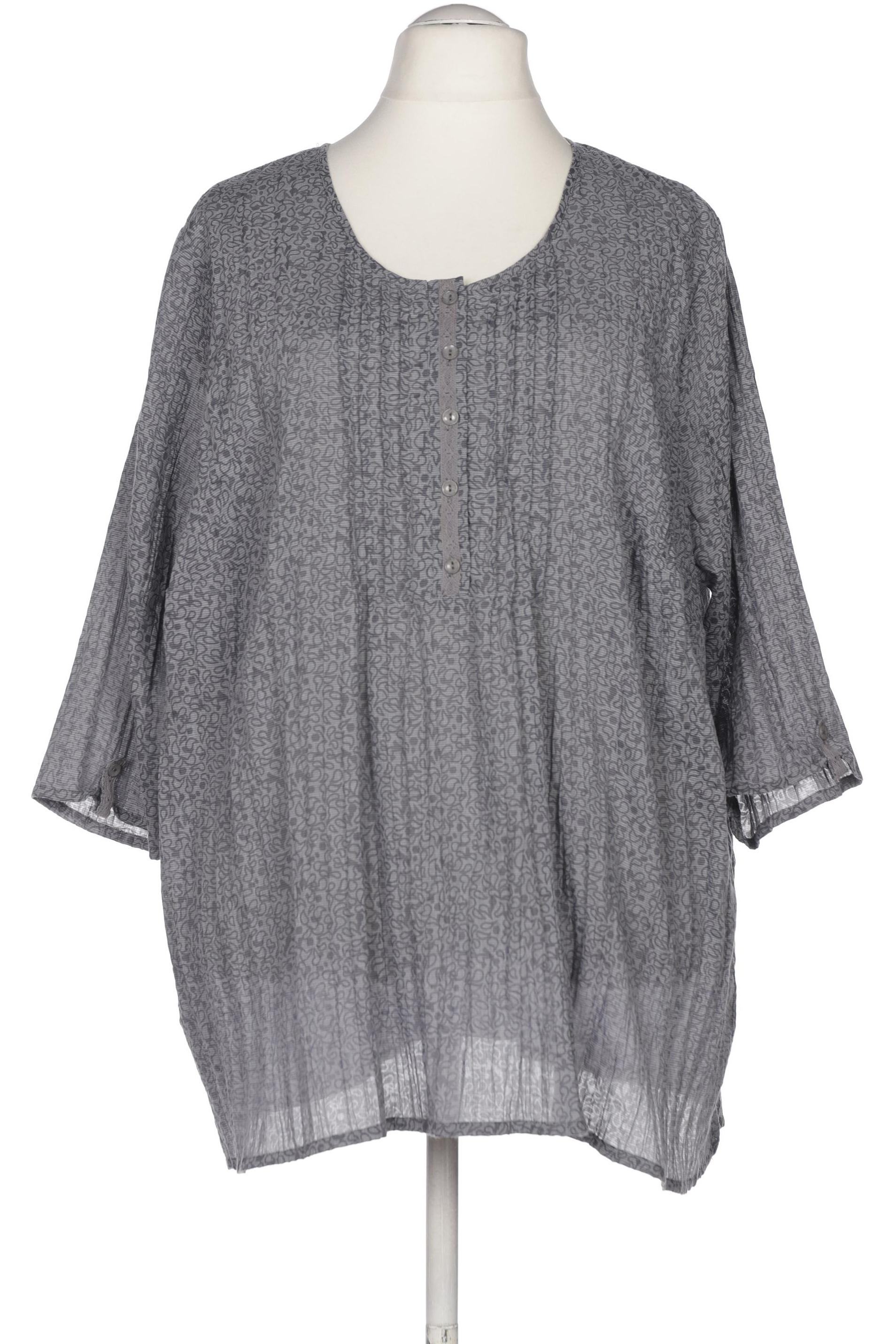 

Ulla Popken Damen Bluse, grau, Gr. 52