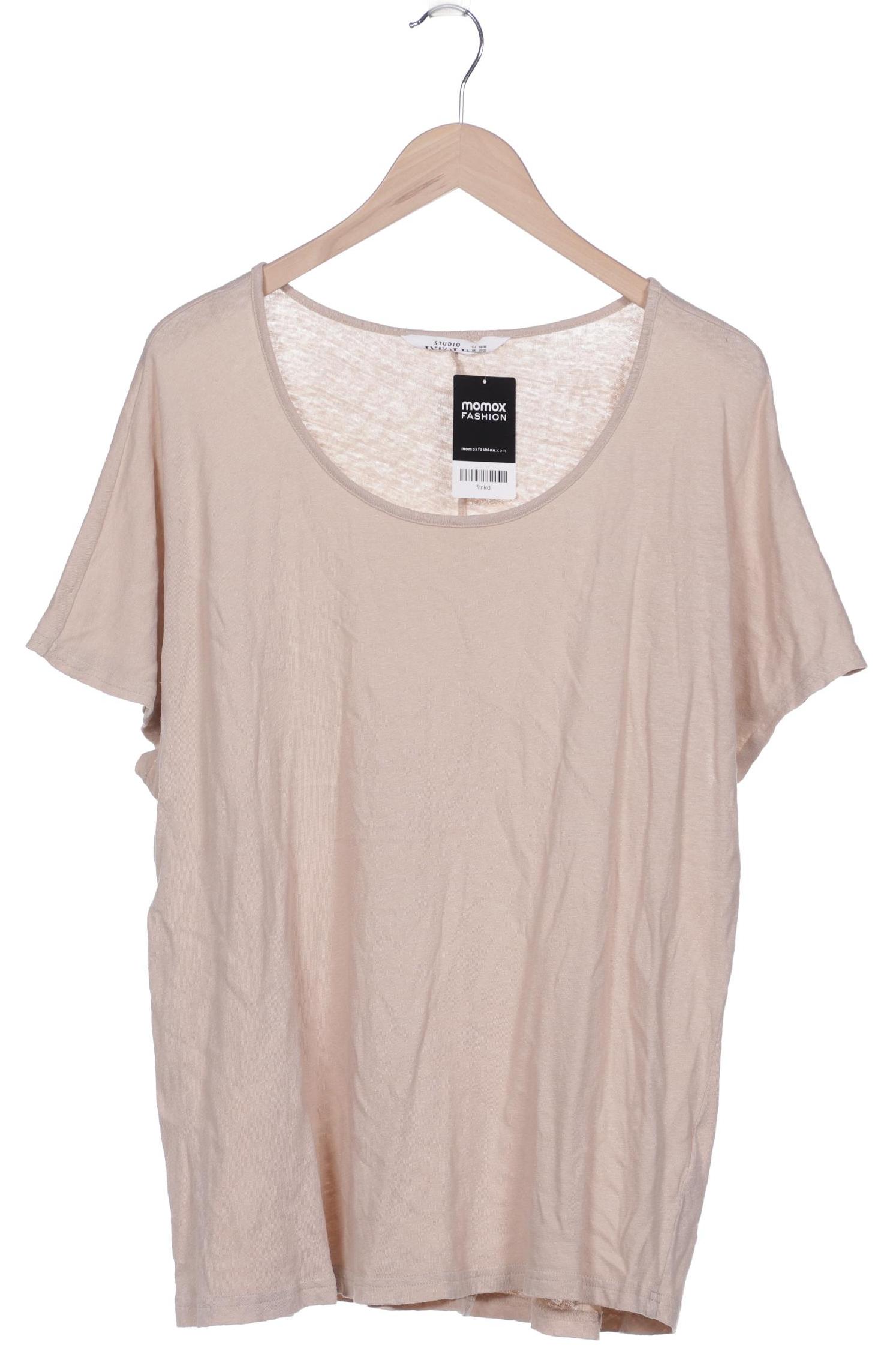 

Ulla Popken Damen T-Shirt, beige, Gr. 46