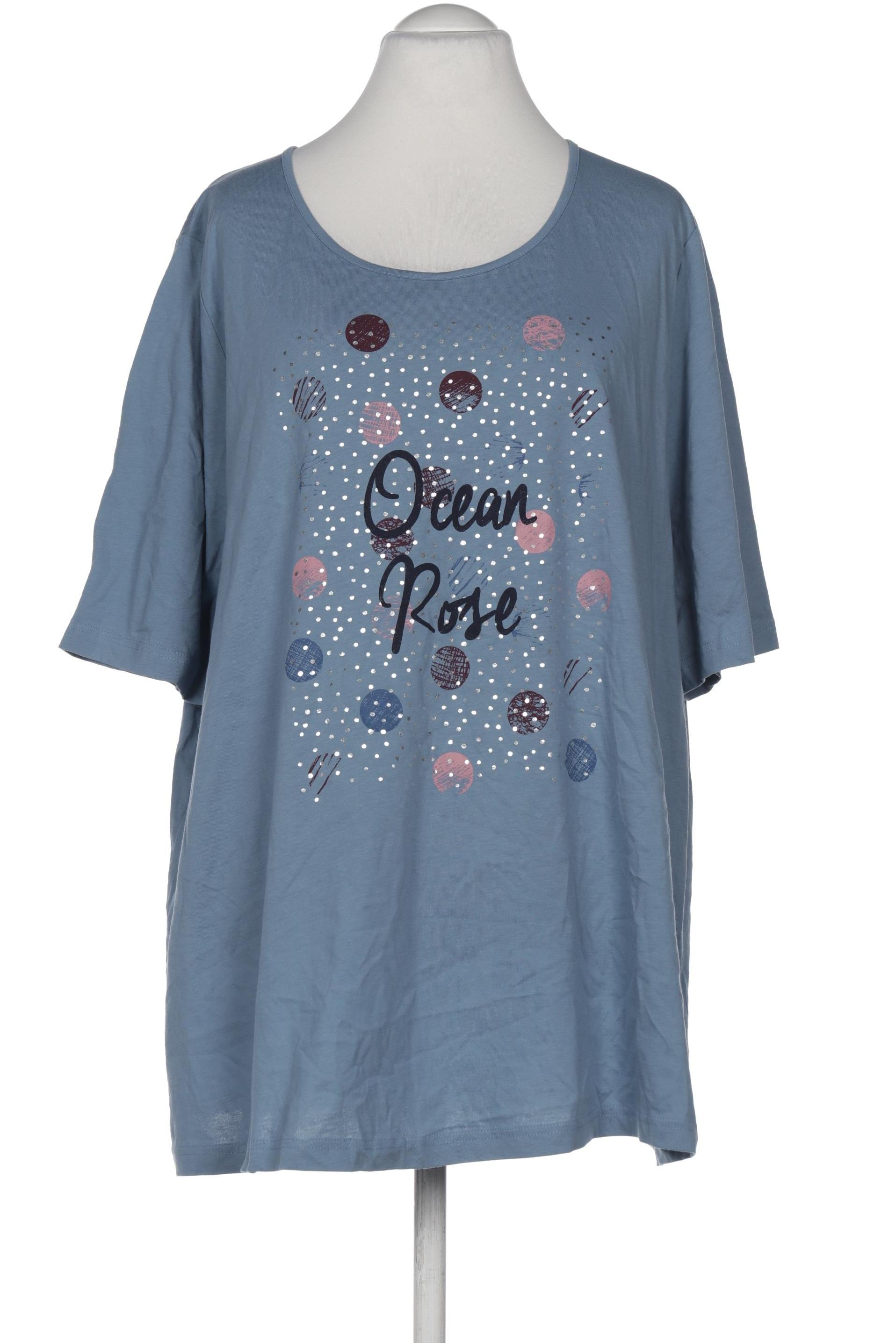 

Ulla Popken Damen T-Shirt, blau, Gr. 54