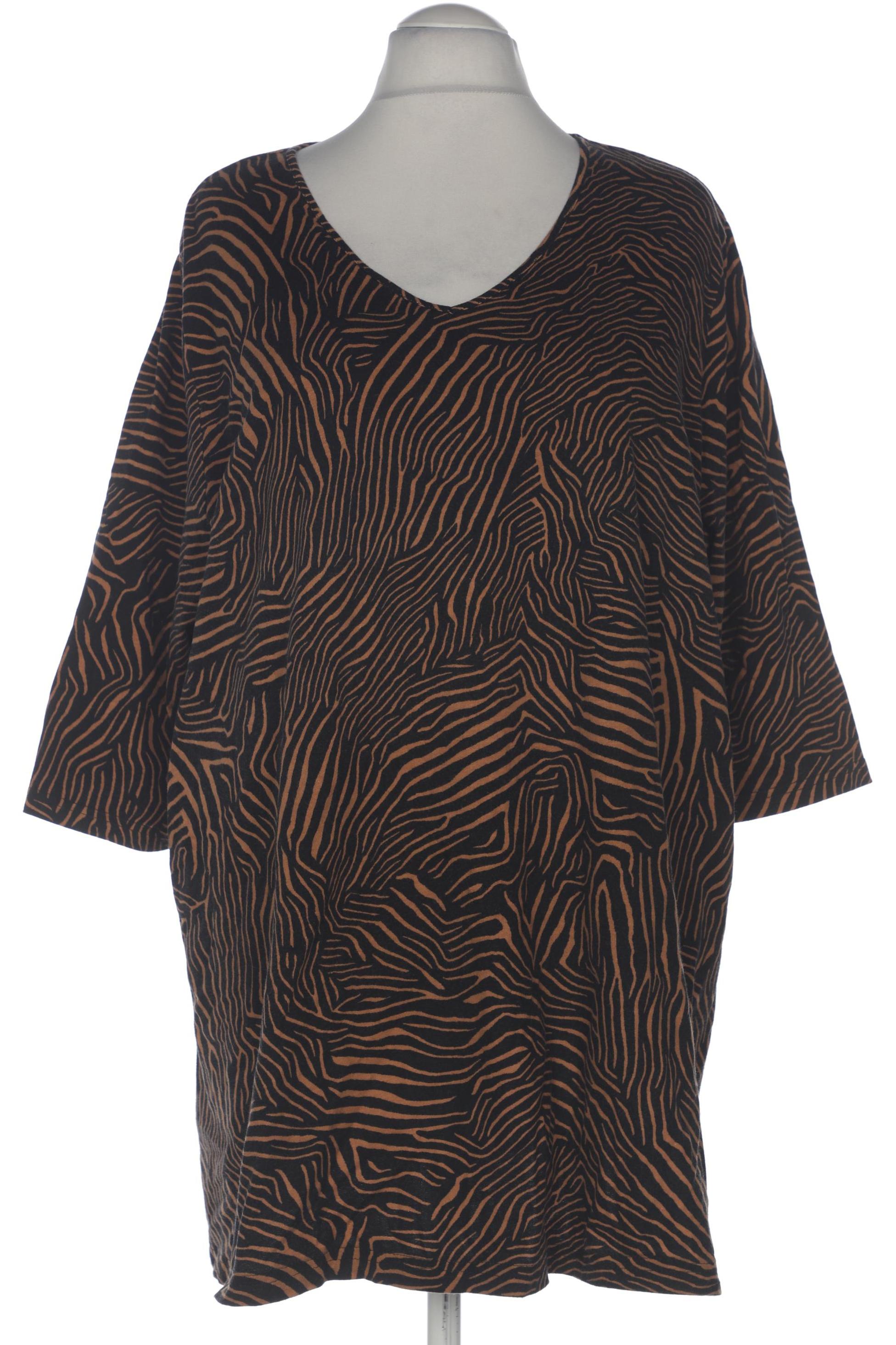 

Ulla Popken Damen Langarmshirt, braun, Gr. 54