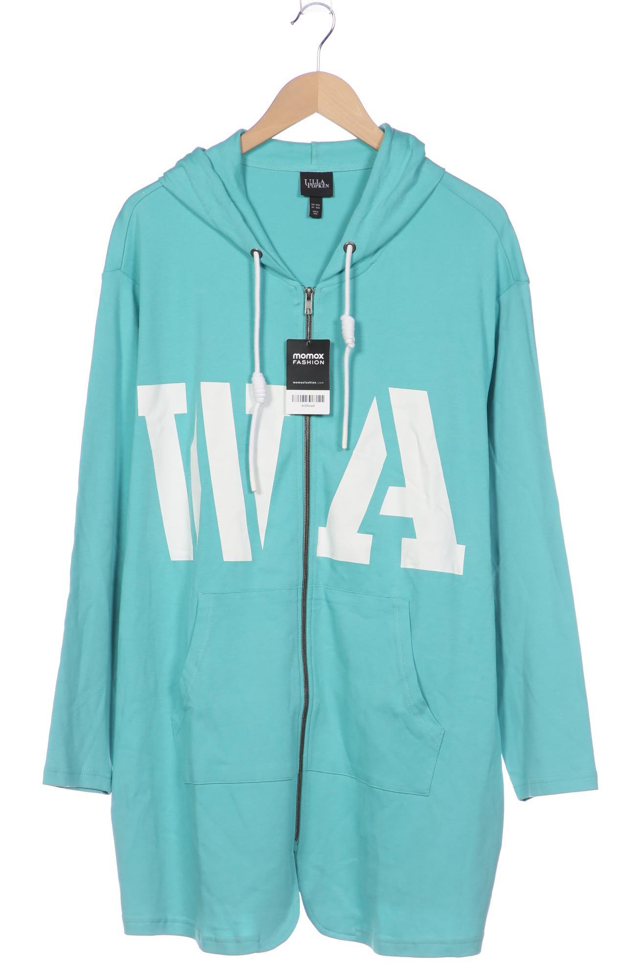 

Ulla Popken Damen Kapuzenpullover, türkis, Gr. 50