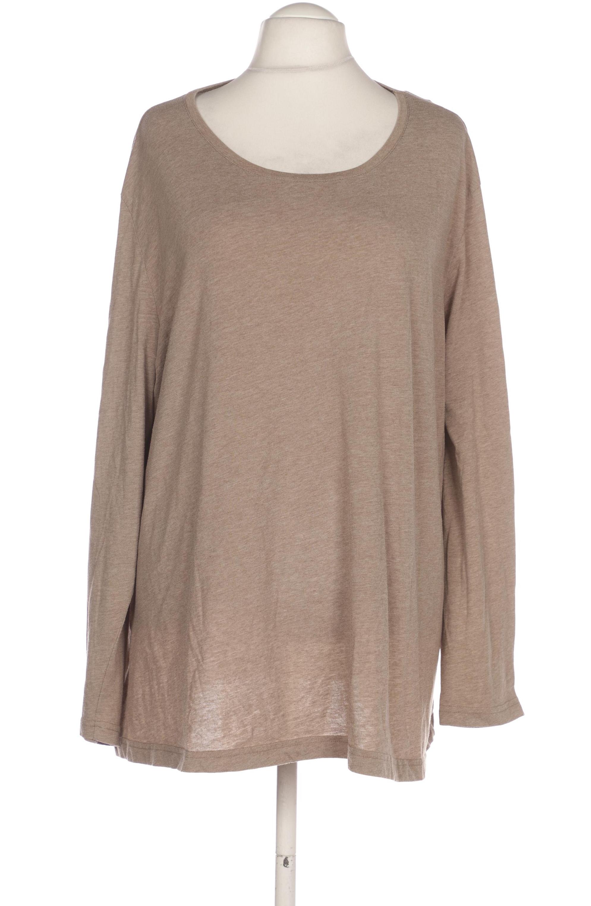 

Ulla Popken Damen Langarmshirt, grau, Gr. 58