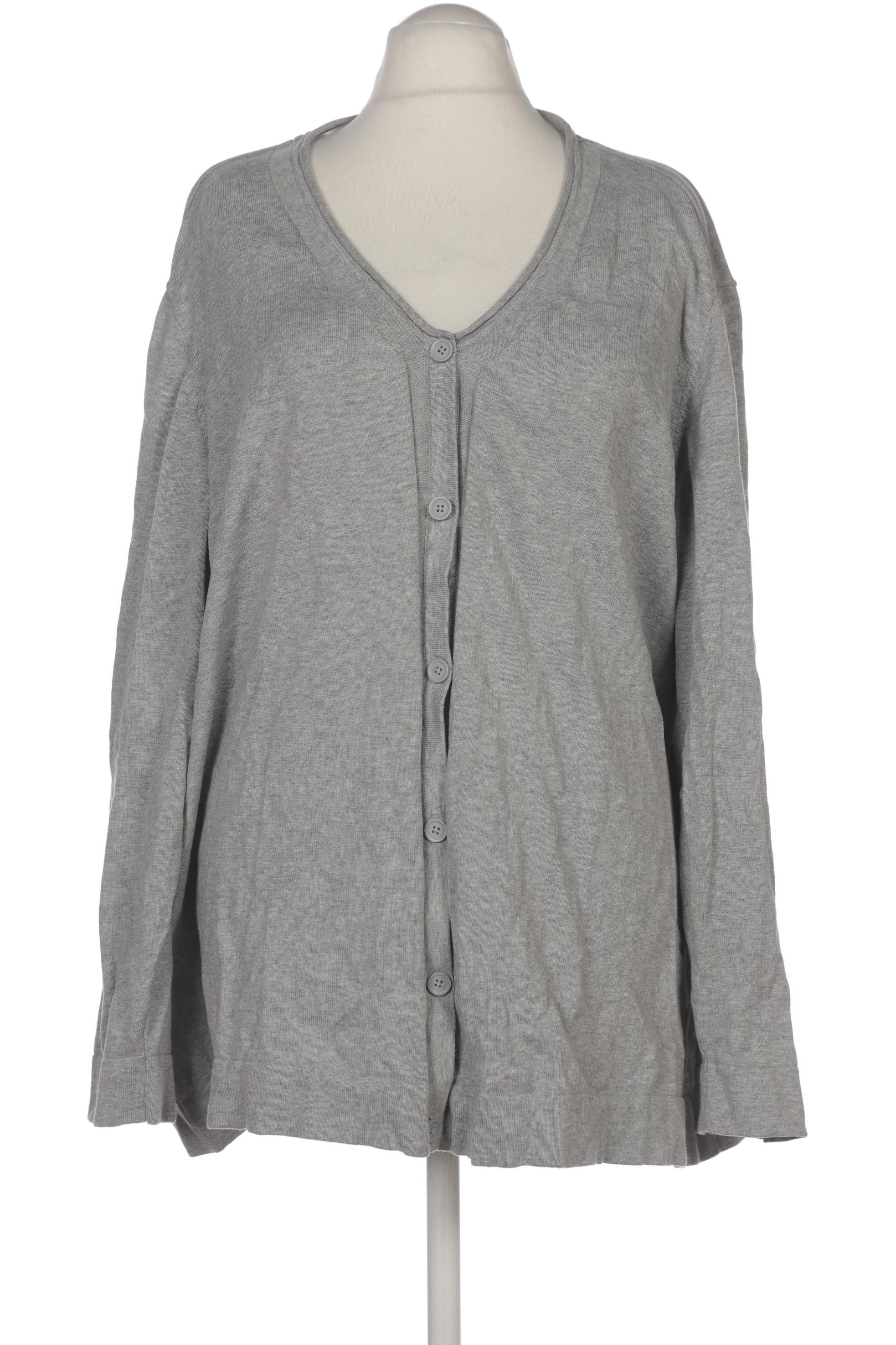 

Ulla Popken Damen Strickjacke, grau, Gr. 58