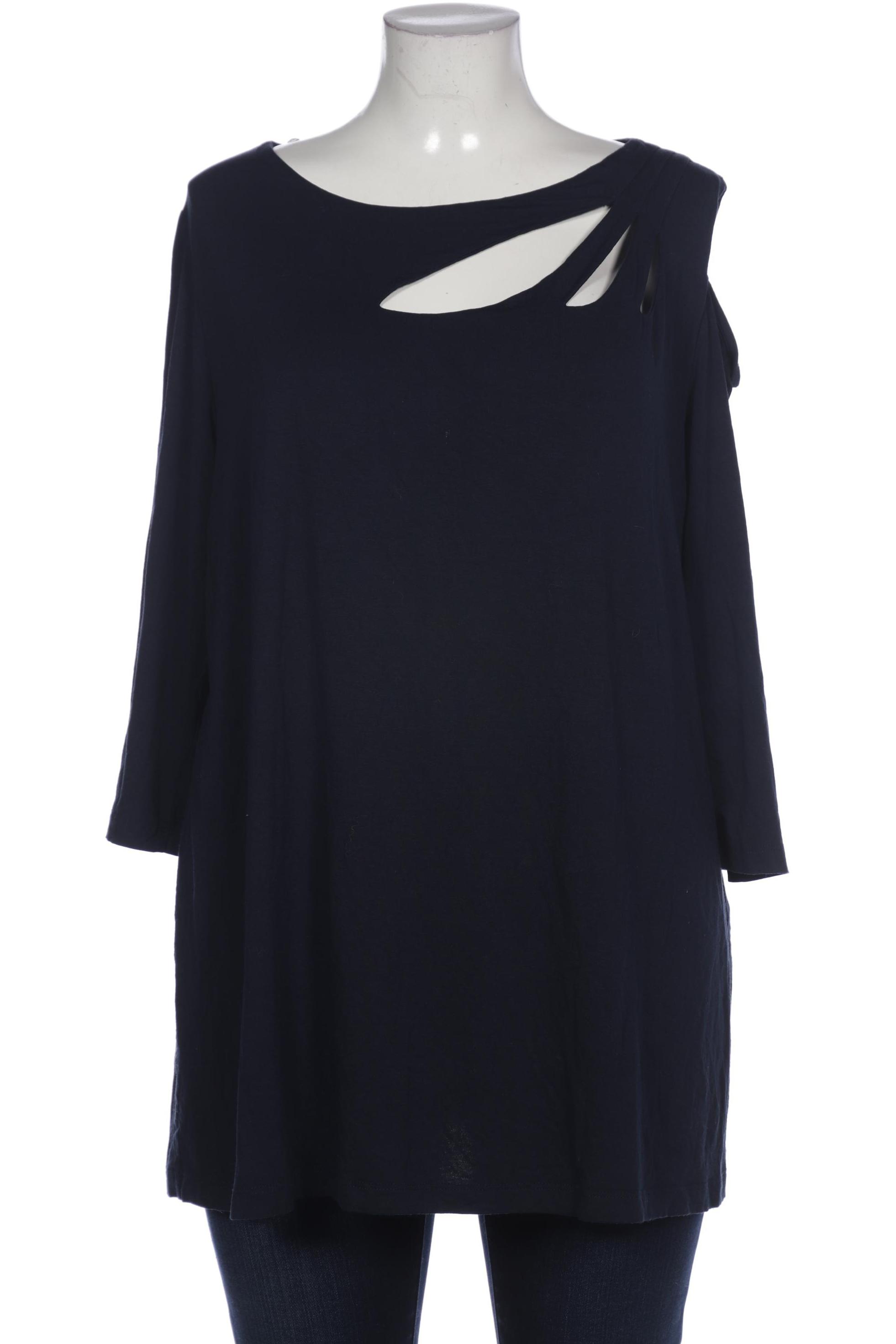 

Ulla Popken Damen Langarmshirt, marineblau, Gr. 46