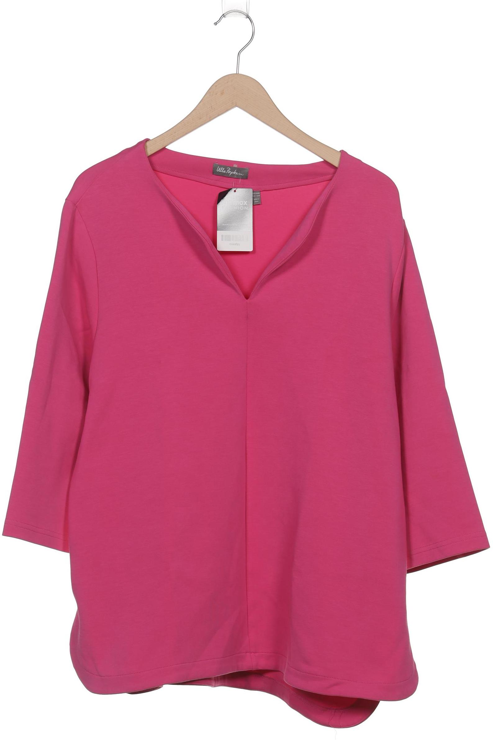 

Ulla Popken Damen Langarmshirt, pink, Gr. 46