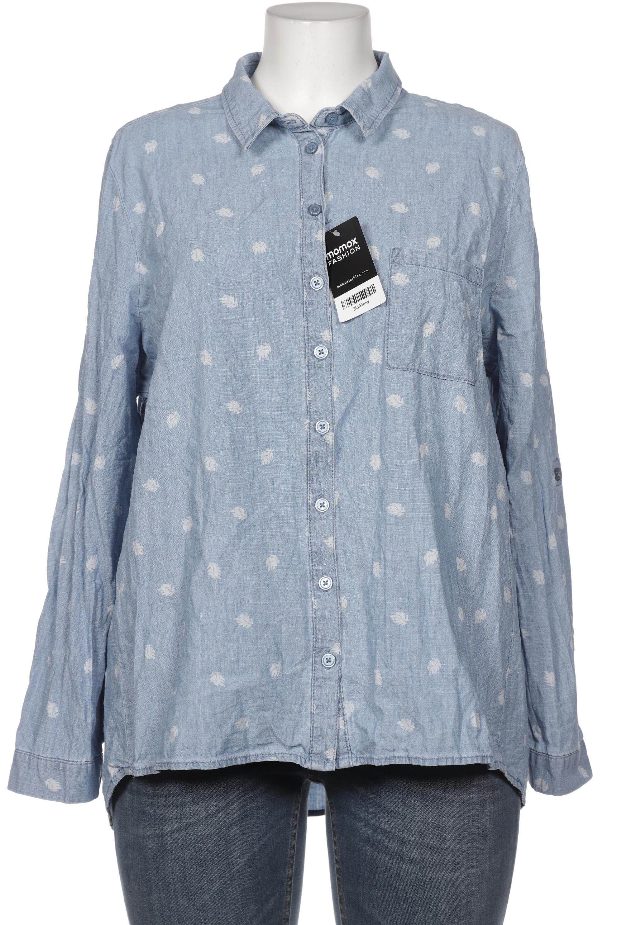 

Ulla Popken Damen Bluse, blau, Gr. 46