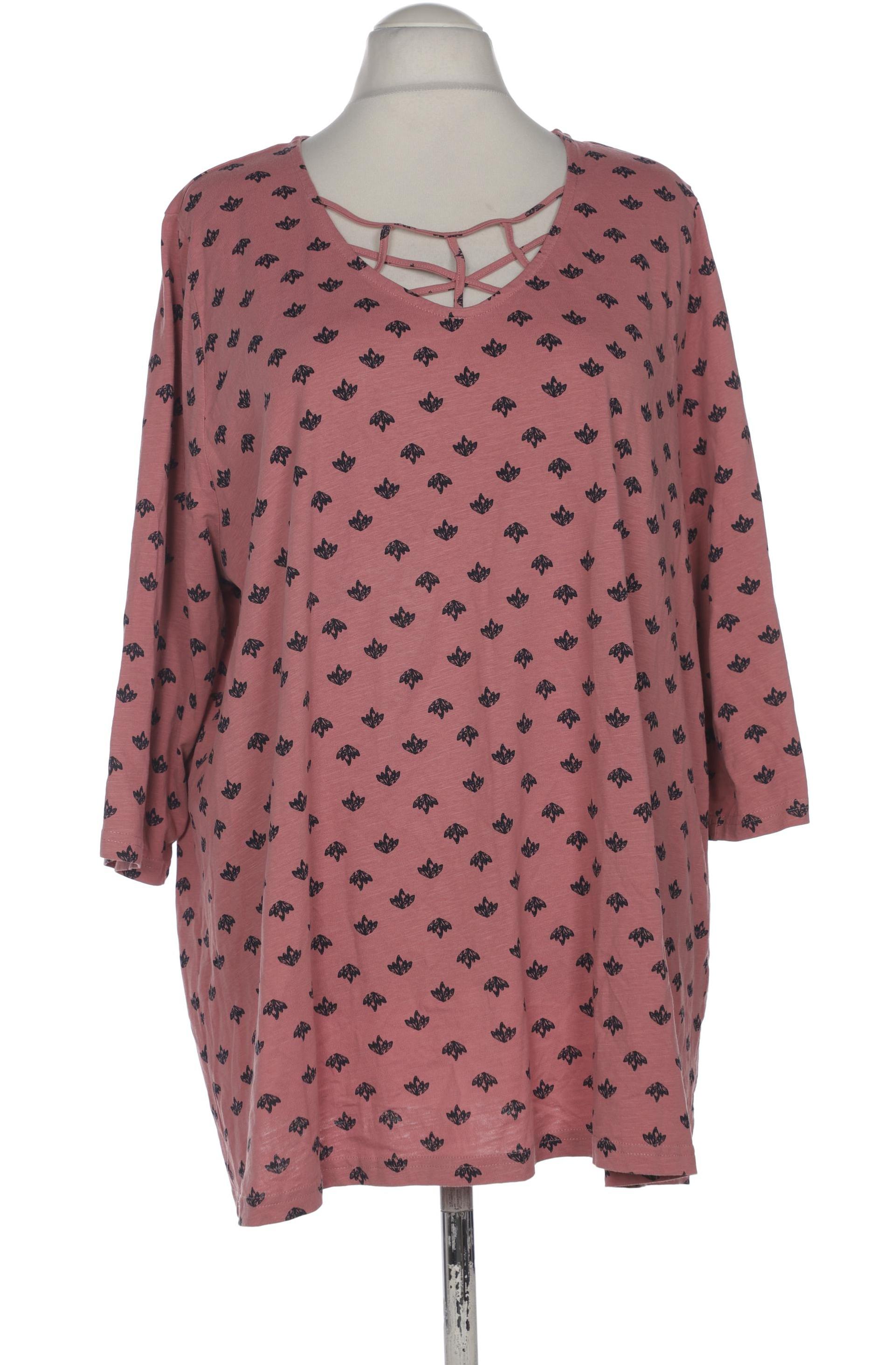 

Ulla Popken Damen Langarmshirt, pink, Gr. 54