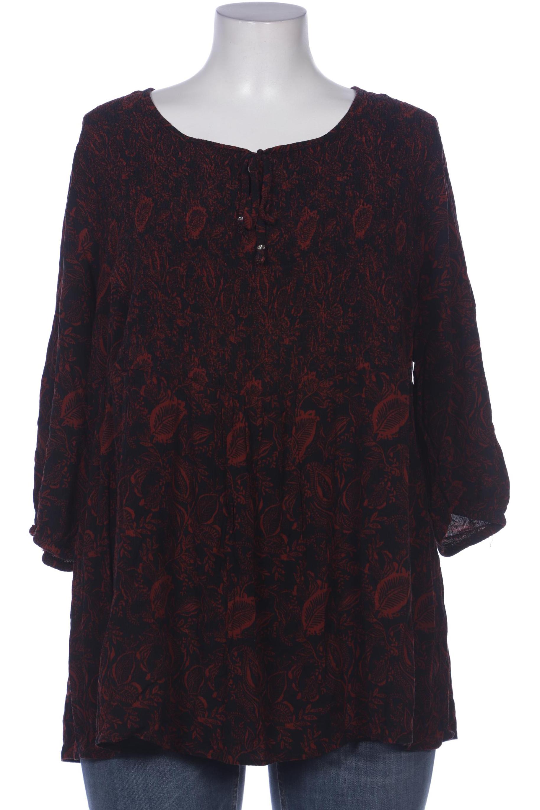 

Ulla Popken Damen Bluse, bordeaux, Gr. 46