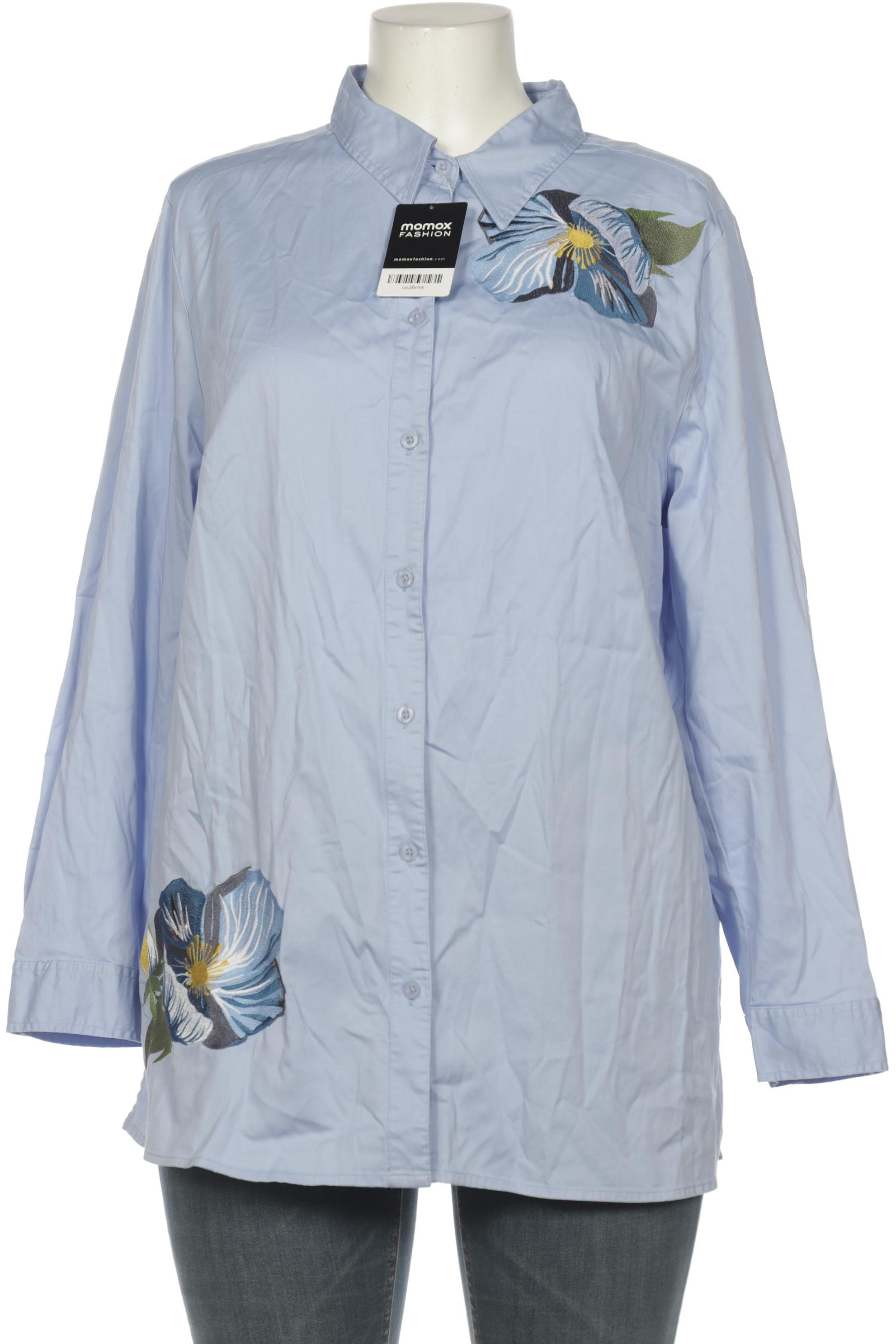 

Ulla Popken Damen Bluse, blau, Gr. 46