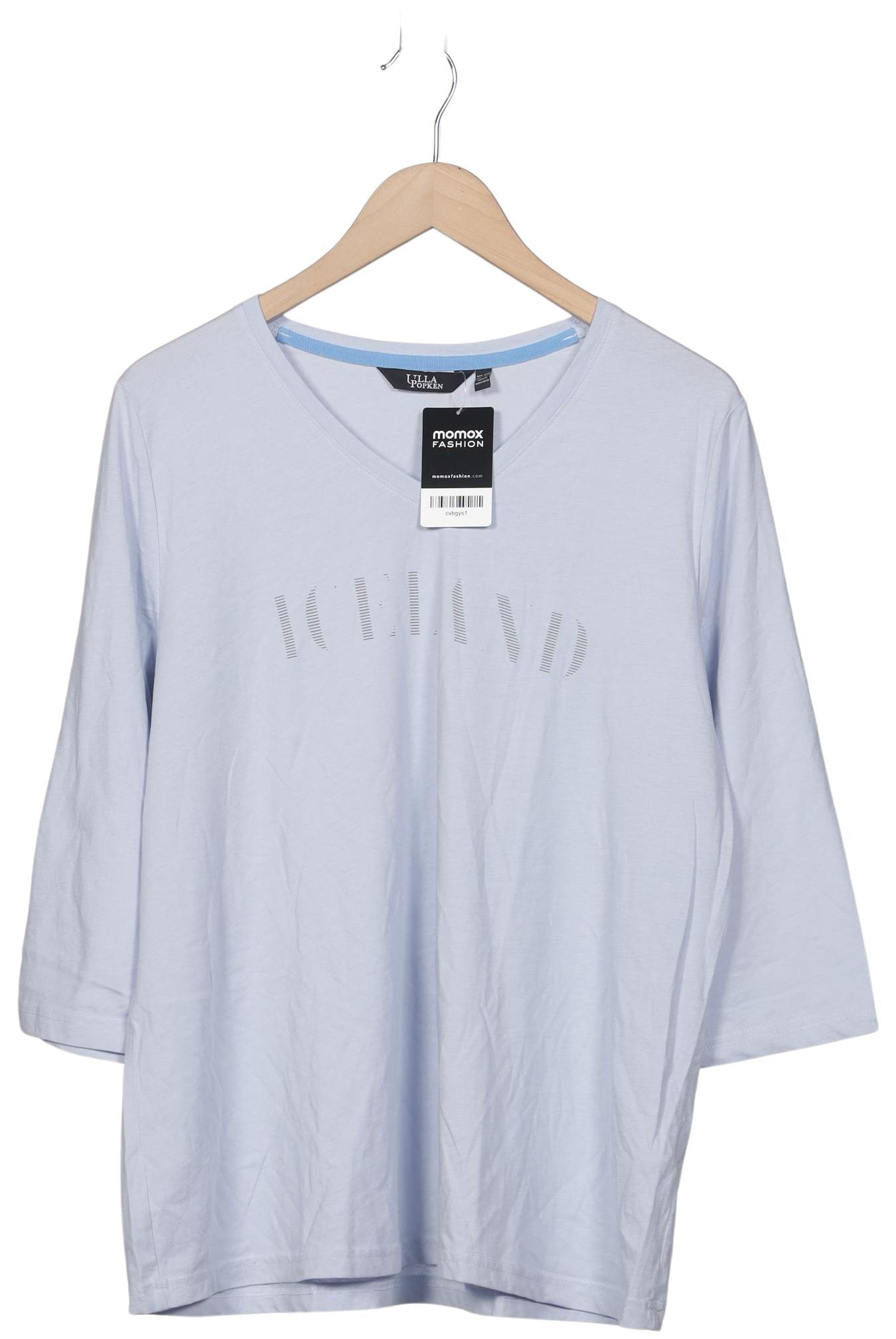 

Ulla Popken Damen Langarmshirt, hellblau, Gr. 46