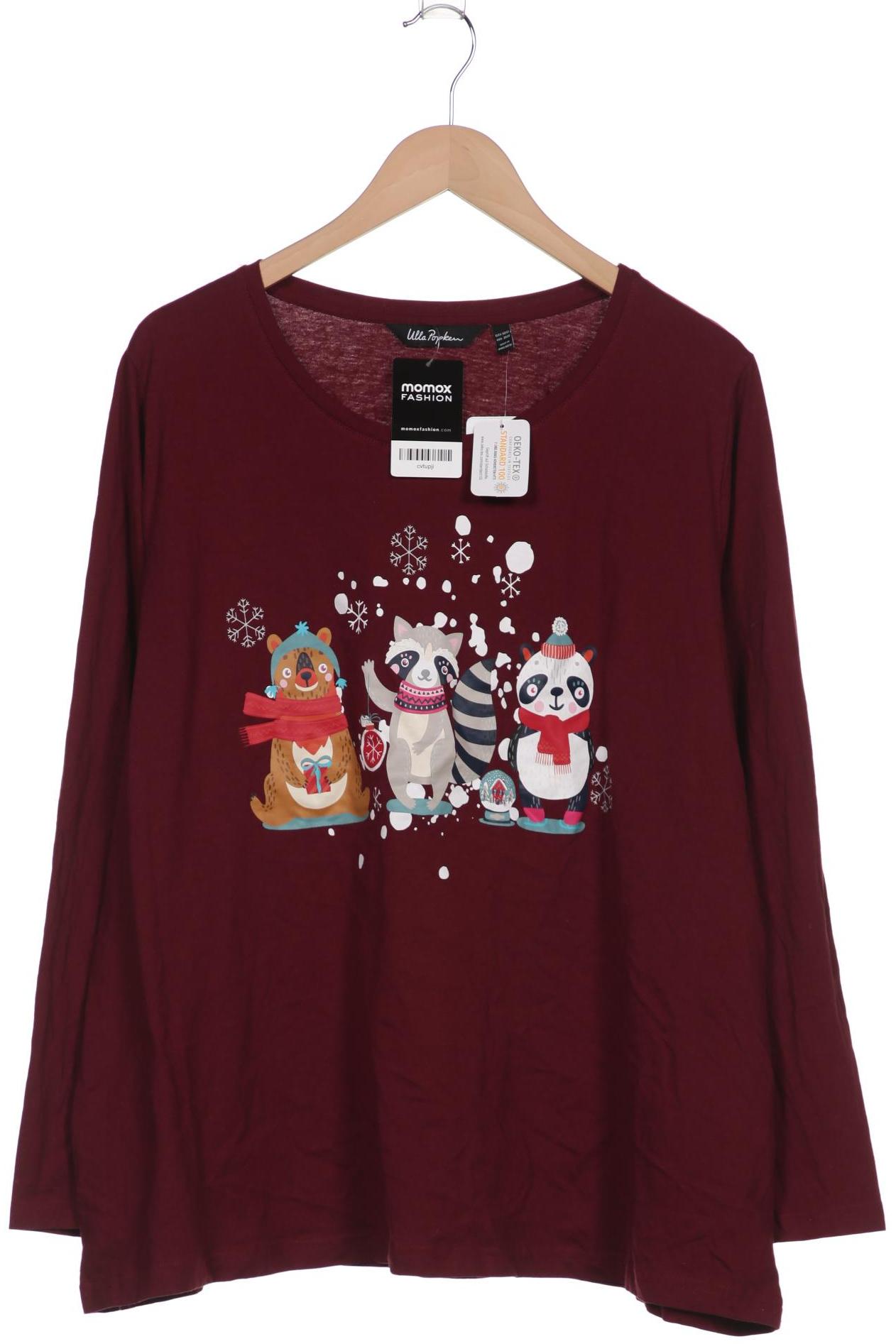 

Ulla Popken Damen Langarmshirt, bordeaux
